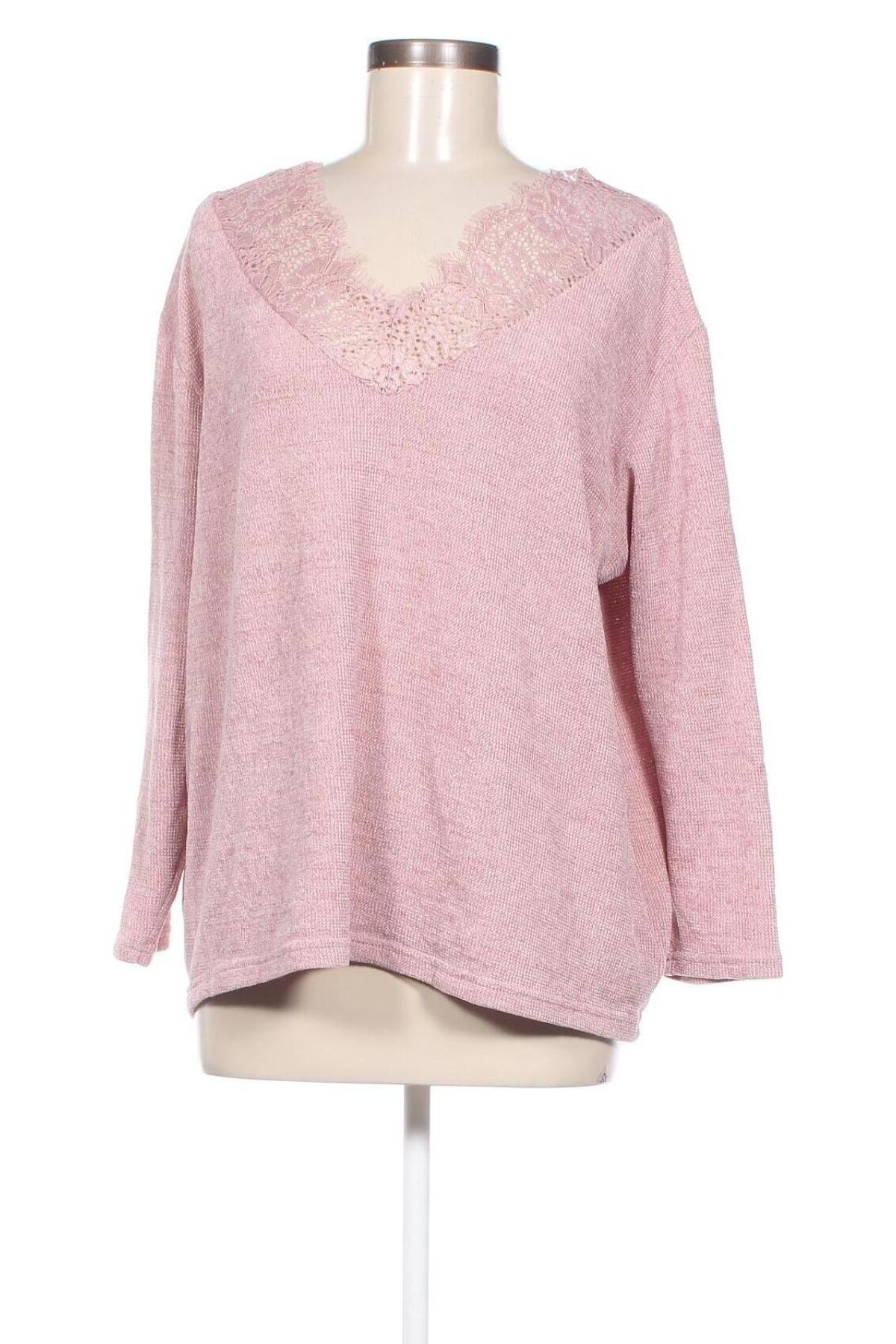 Дамска блуза ONLY Carmakoma, Размер L, Цвят Розов, Цена 4,80 лв.