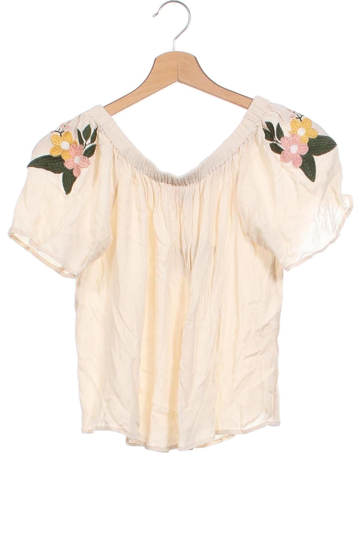 Дамска блуза Ole By Koton, Размер XS, Цвят Екрю, Цена 20,46 лв.