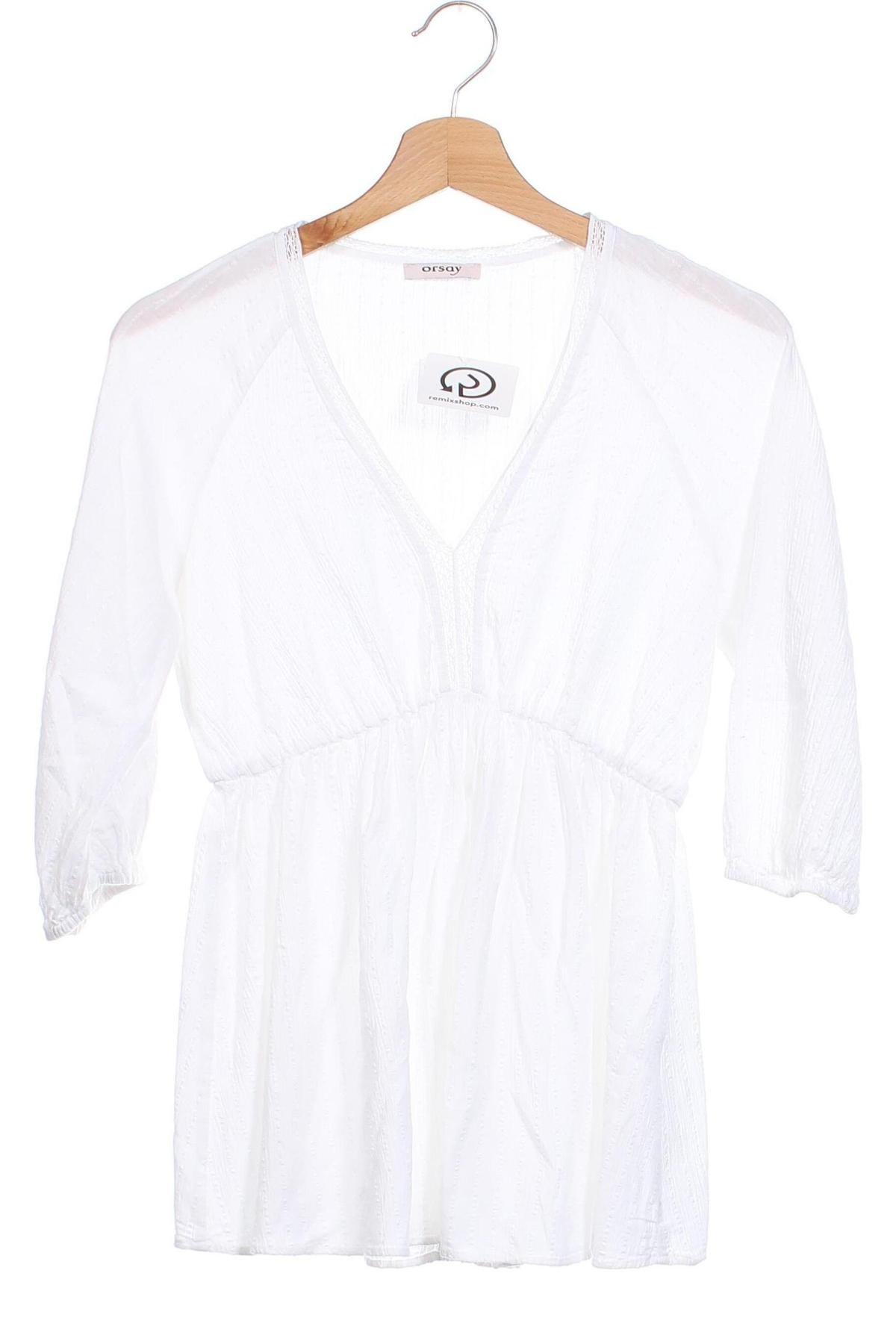 Дамска блуза Orsay, Размер XS, Цвят Бял, Цена 9,69 лв.