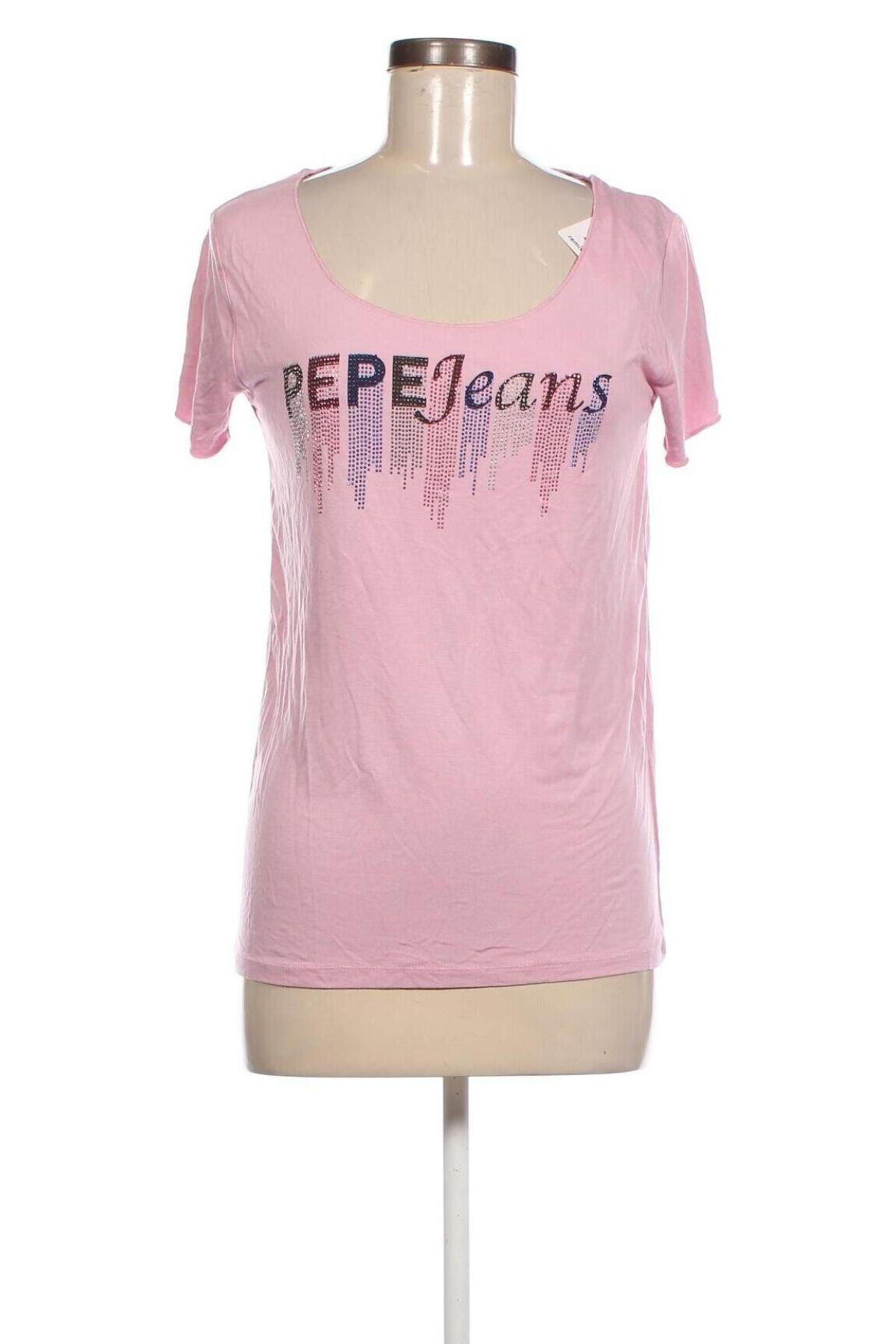 Bluză de femei Pepe Jeans, Mărime L, Culoare Roz, Preț 73,29 Lei