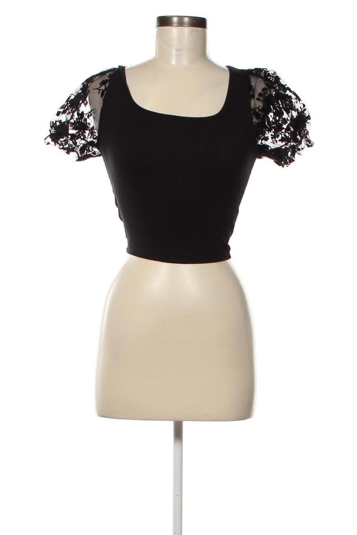 Дамска блуза SHEIN, Размер S, Цвят Черен, Цена 19,04 лв.