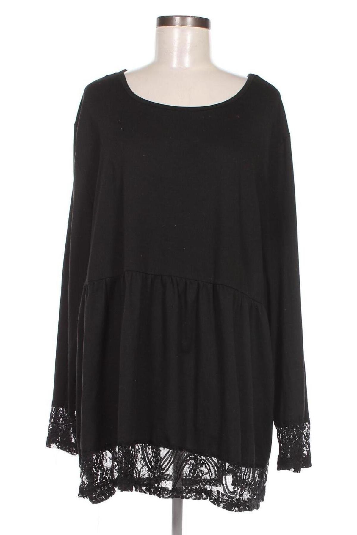 Γυναικεία μπλούζα SHEIN, Μέγεθος 5XL, Χρώμα Μαύρο, Τιμή 11,16 €