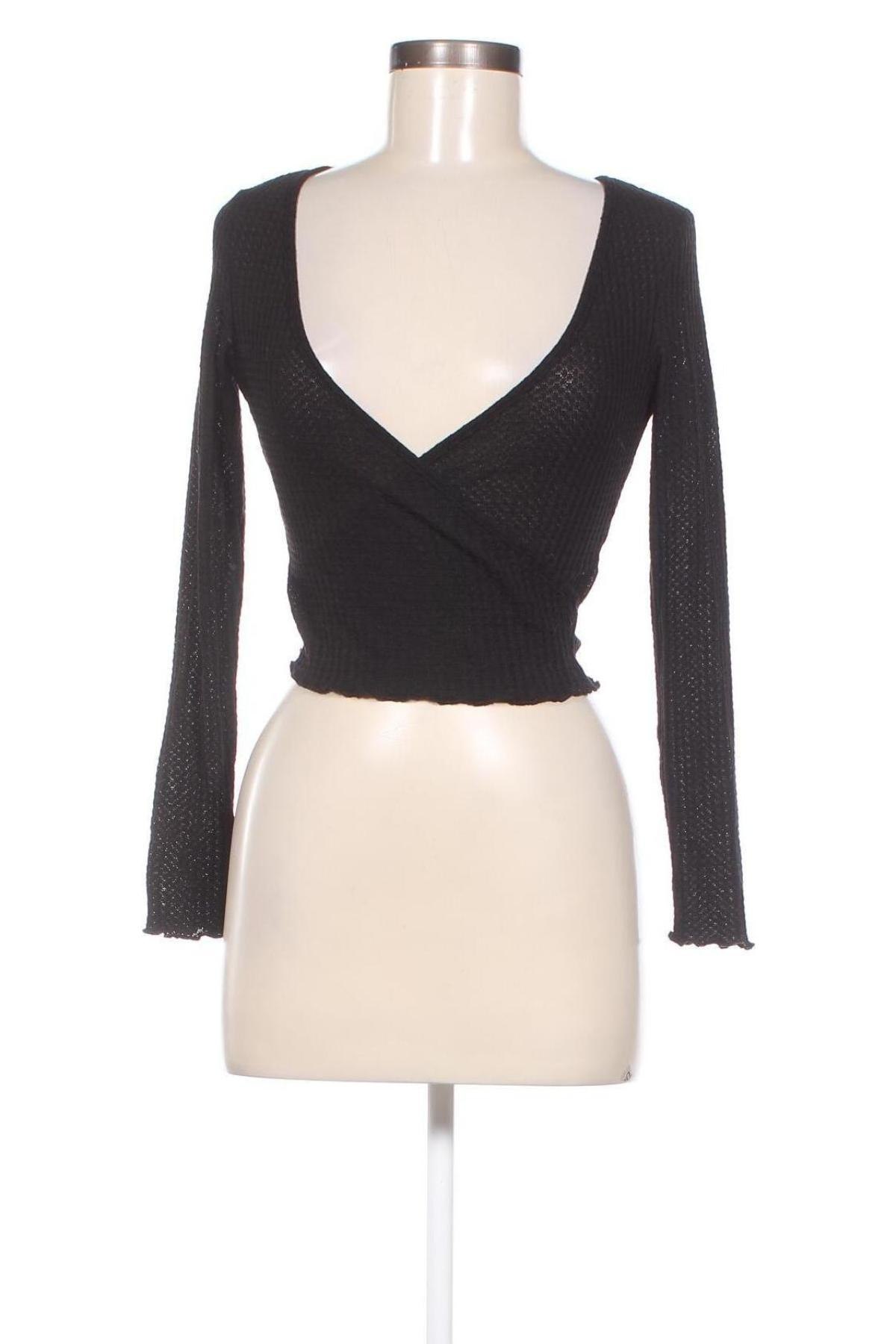 Дамска блуза SHEIN, Размер XS, Цвят Черен, Цена 5,89 лв.
