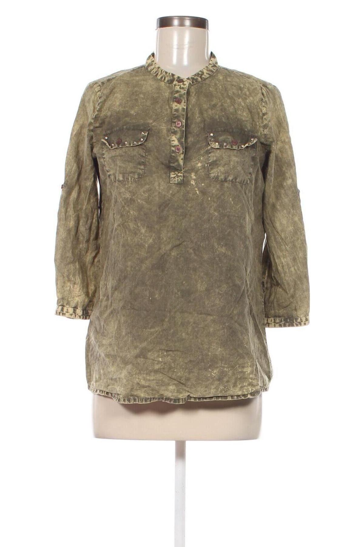 Damen Shirt Saint Tropez, Größe M, Farbe Grün, Preis € 3,55