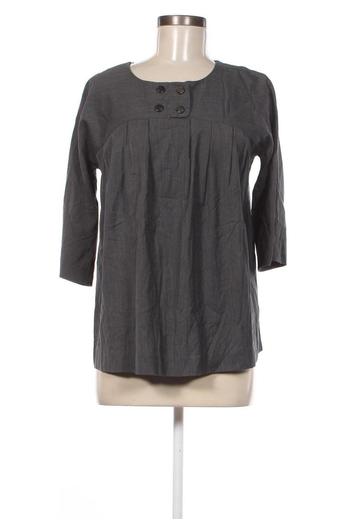 Дамска блуза Samsoe & Samsoe, Размер M, Цвят Сив, Цена 42,65 лв.