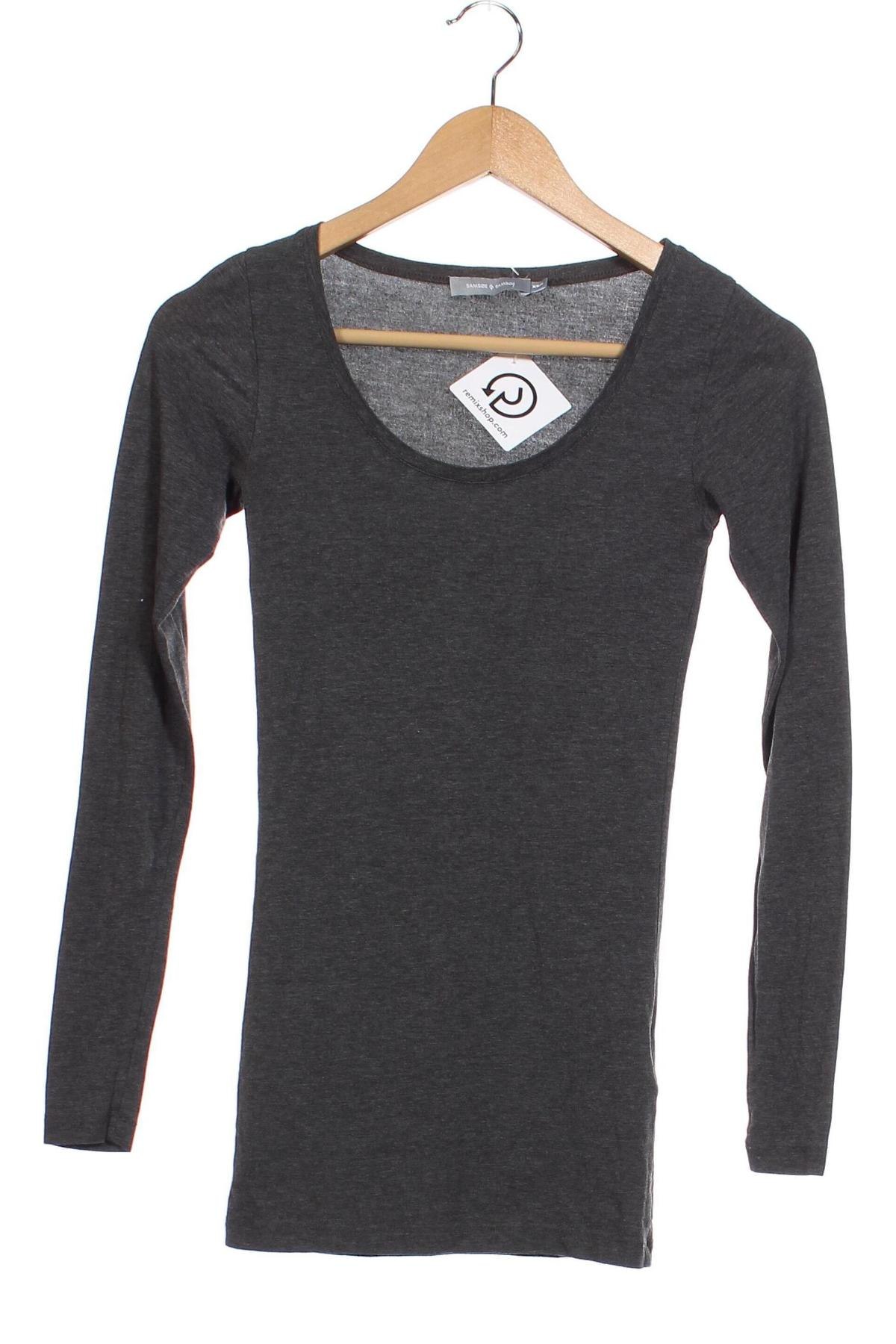 Damen Shirt Samsoe & Samsoe, Größe XS, Farbe Grau, Preis € 7,68
