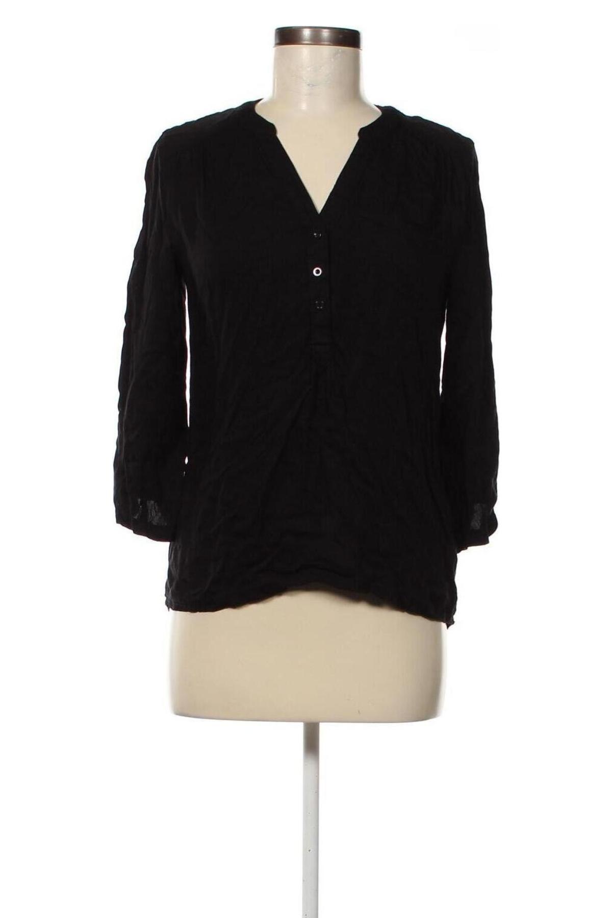 Дамска блуза Tom Tailor, Размер S, Цвят Черен, Цена 15,96 лв.
