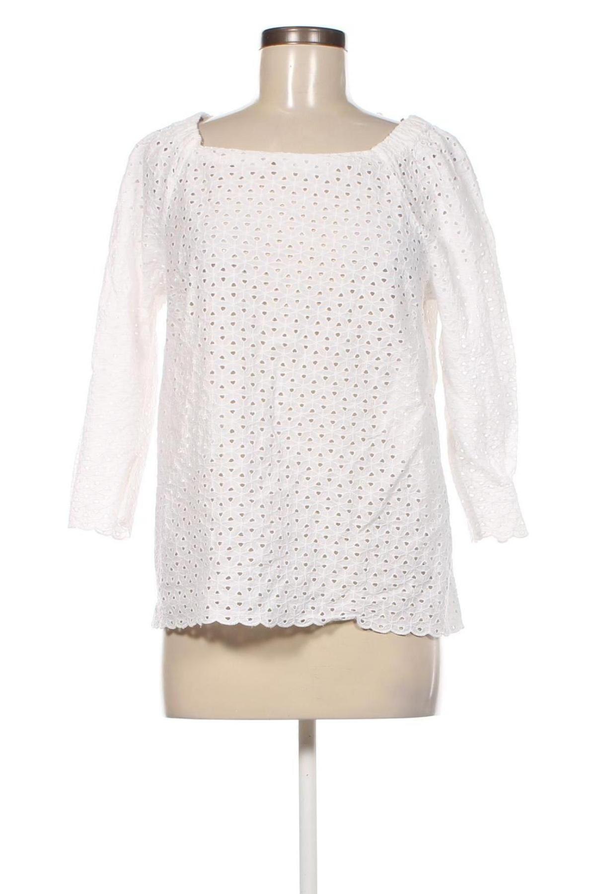 Γυναικεία μπλούζα Tom Tailor, Μέγεθος M, Χρώμα Λευκό, Τιμή 17,44 €