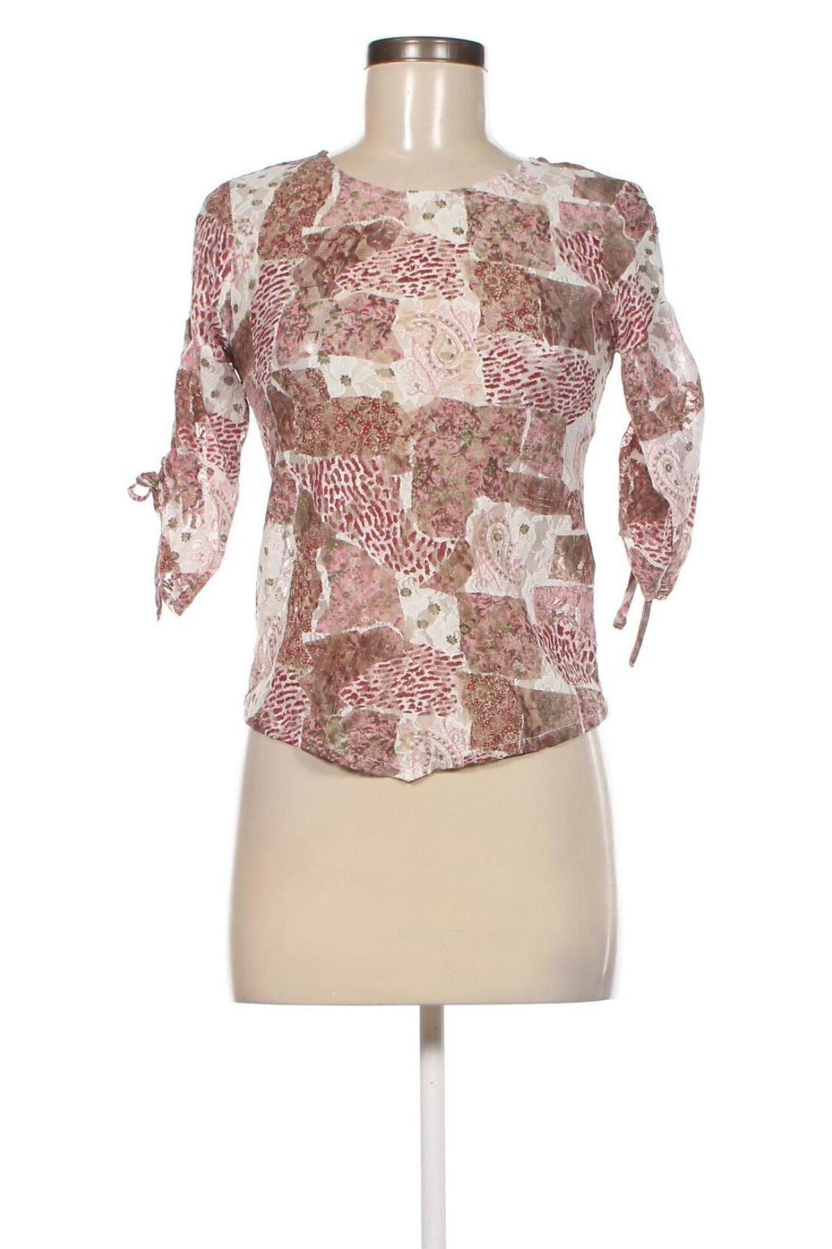 Γυναικεία μπλούζα Un Deux Trois, Μέγεθος S, Χρώμα Πολύχρωμο, Τιμή 12,77 €
