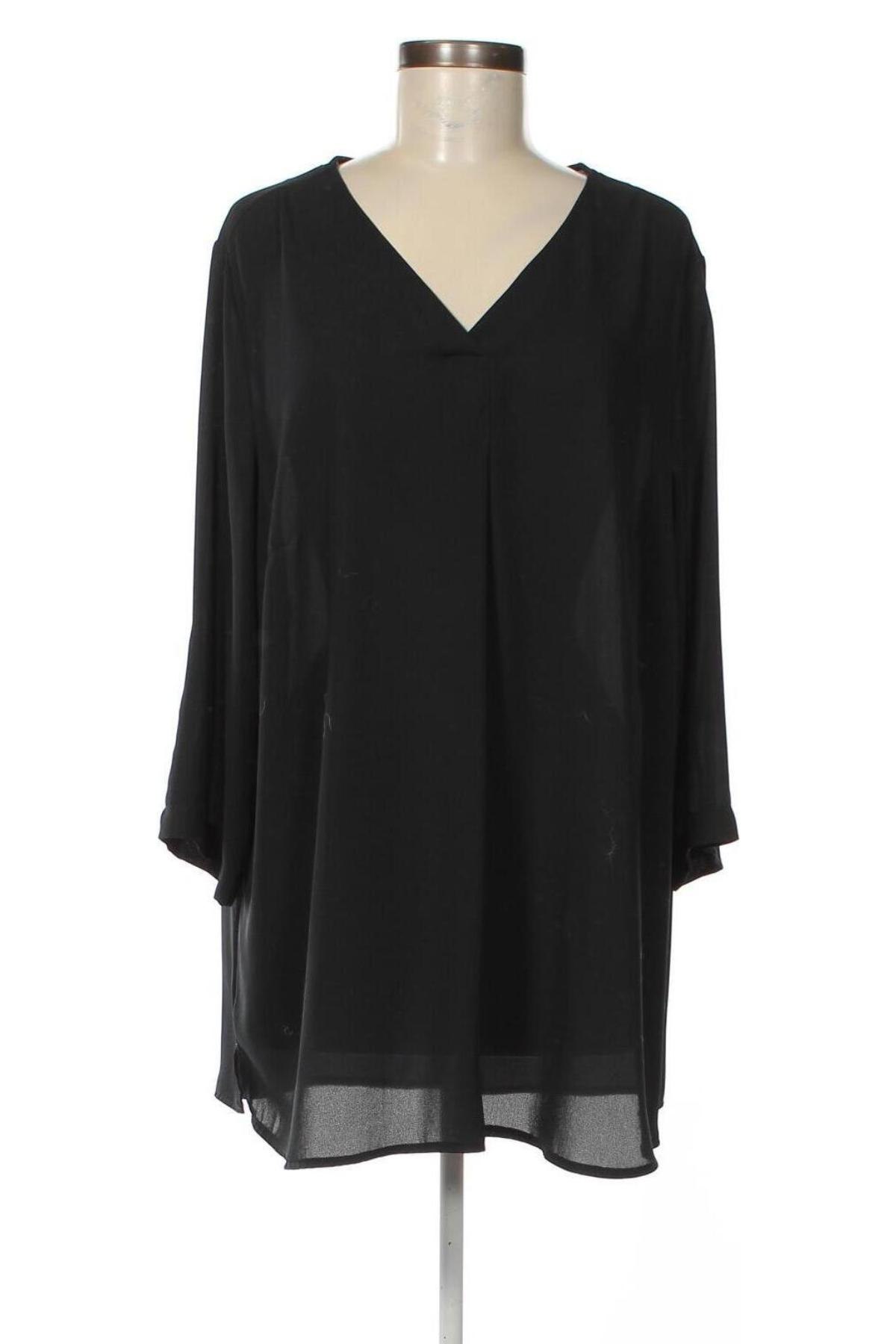 Γυναικεία μπλούζα Yessica, Μέγεθος XXL, Χρώμα Μαύρο, Τιμή 10,00 €