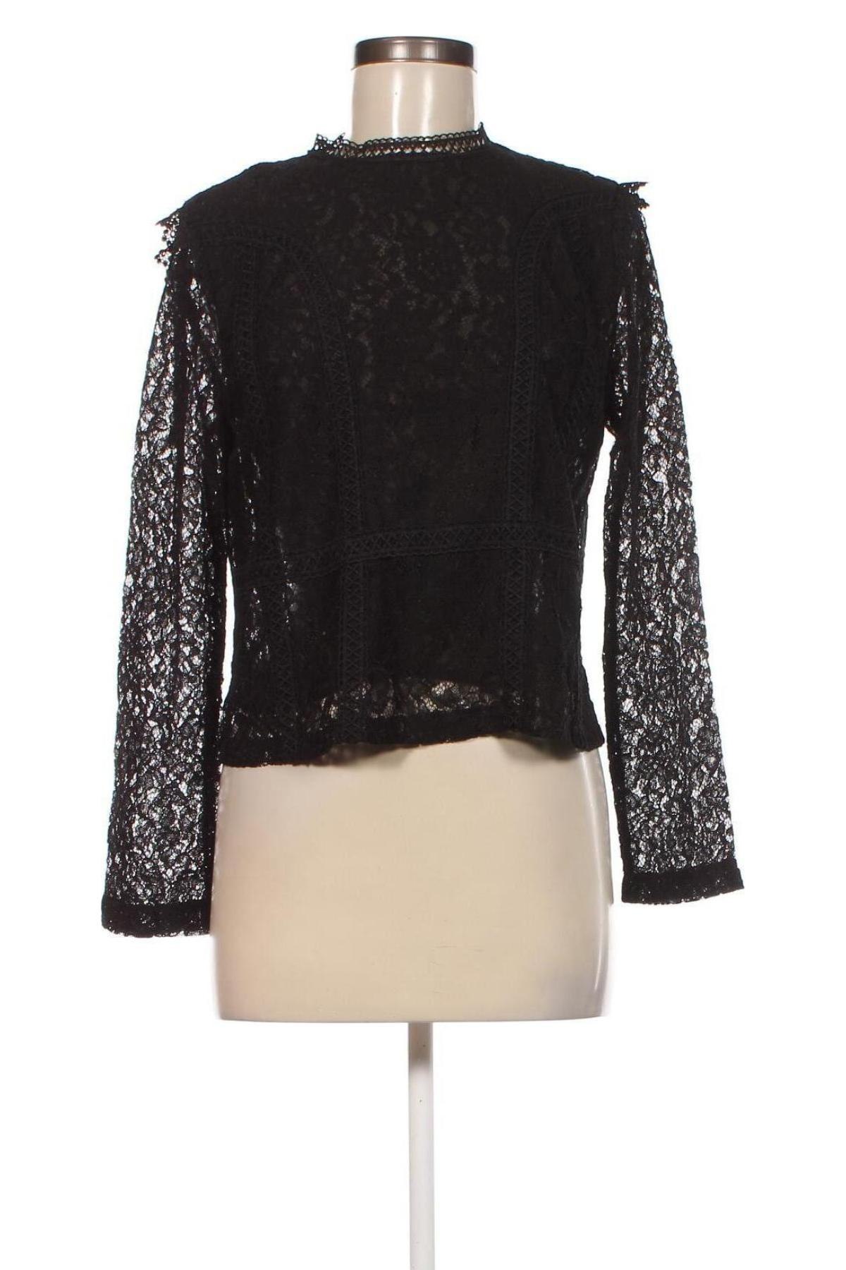 Bluză de femei Zara, Mărime M, Culoare Negru, Preț 111,71 Lei