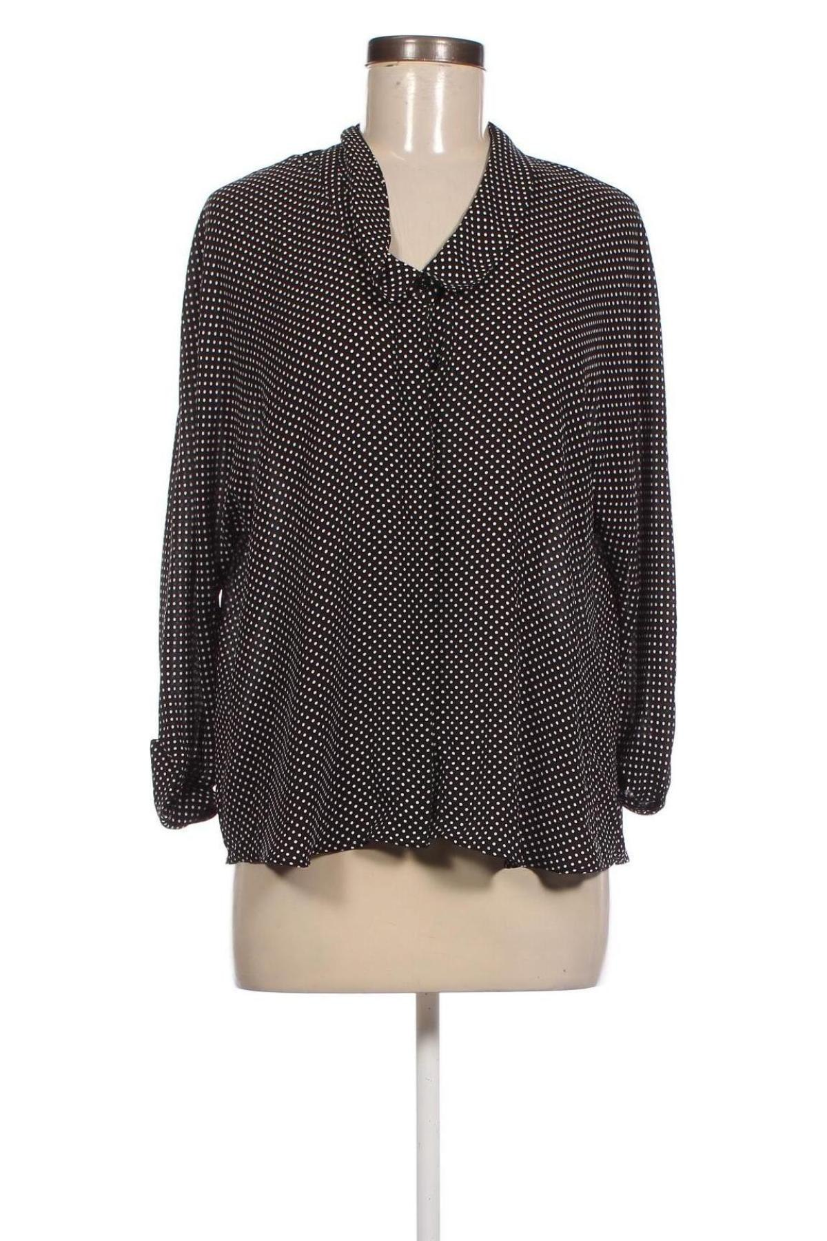 Дамска блуза Zara, Размер M, Цвят Черен, Цена 11,88 лв.