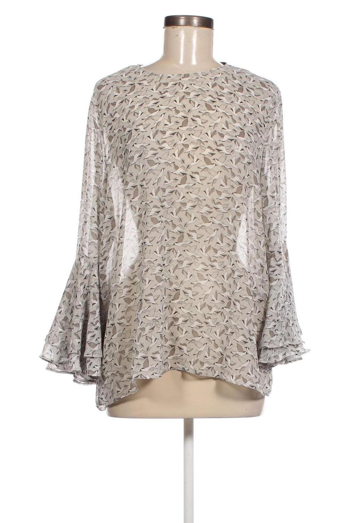 Дамска блуза Zara, Размер XL, Цвят Сив, Цена 27,05 лв.