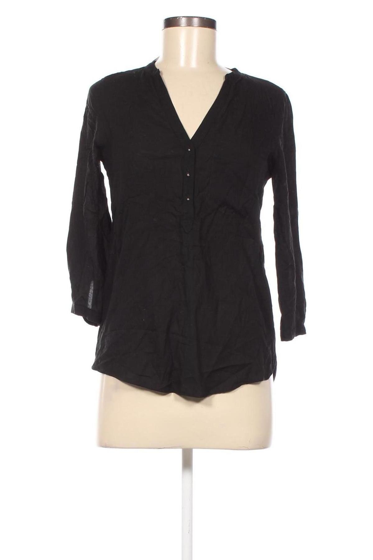 Bluză de femei Zara, Mărime XS, Culoare Negru, Preț 13,32 Lei