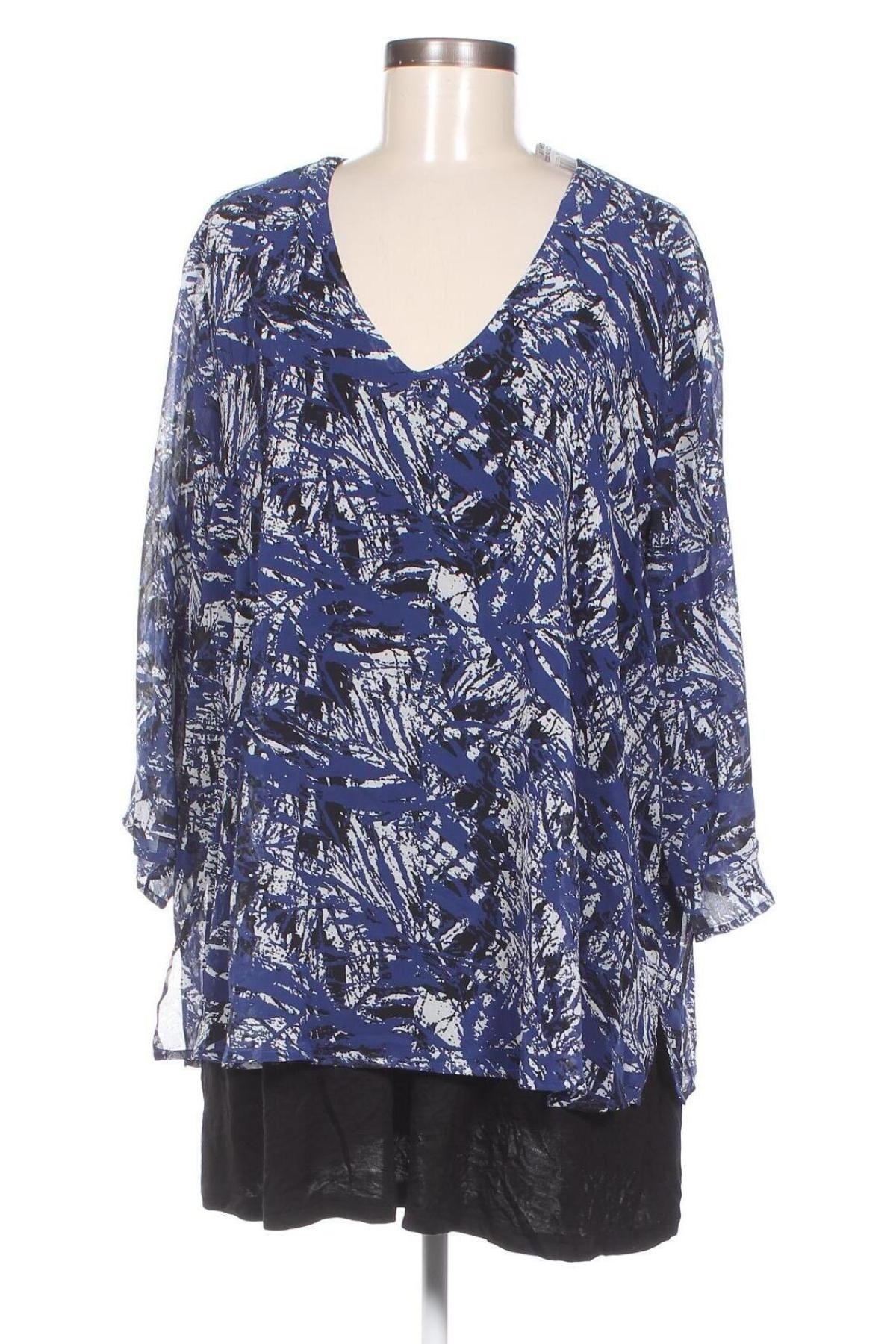 Γυναικεία μπλούζα Zizzi, Μέγεθος XL, Χρώμα Μπλέ, Τιμή 38,35 €