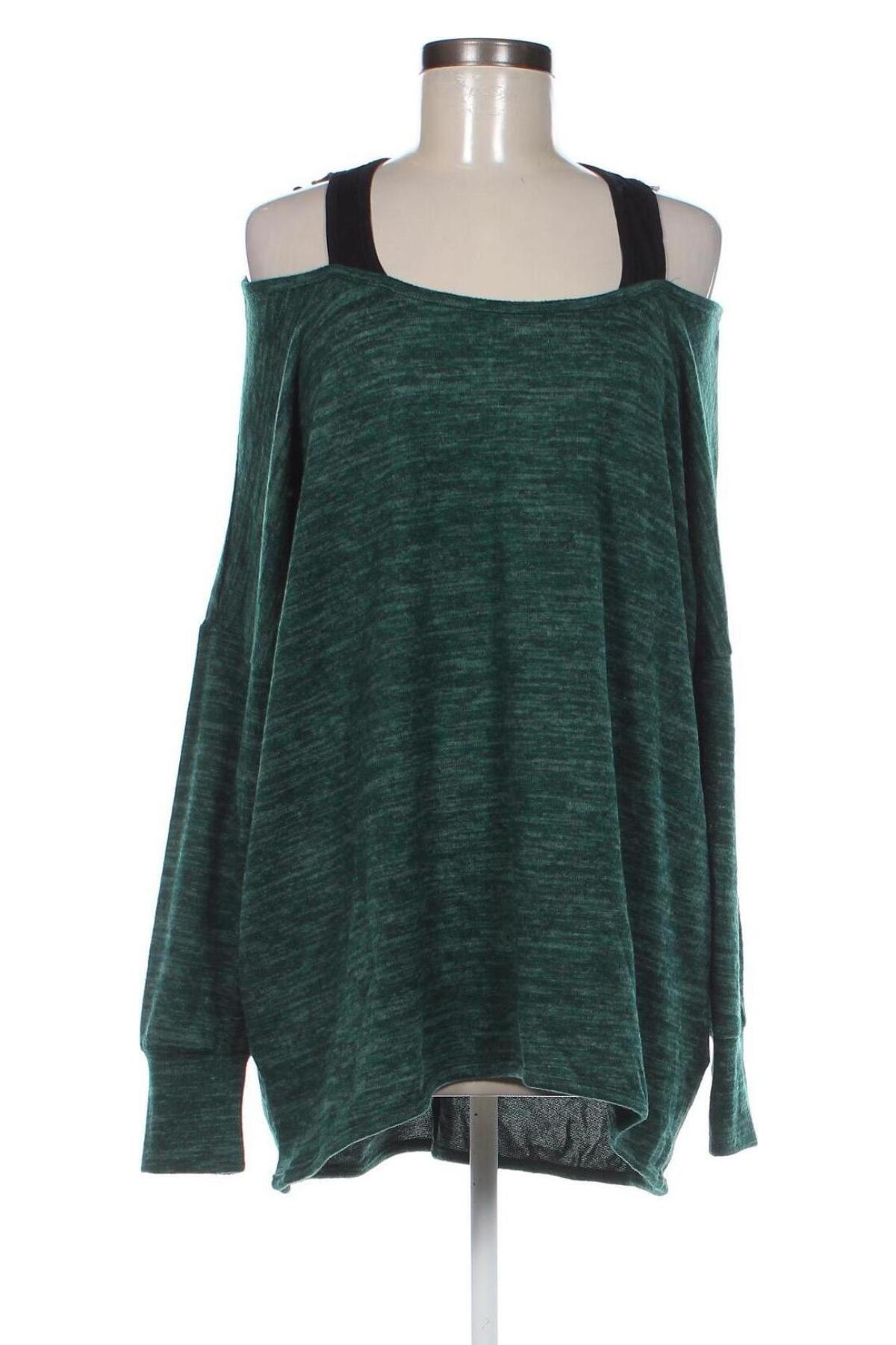 Дамска блуза Zizzi, Размер XXL, Цвят Зелен, Цена 31,20 лв.