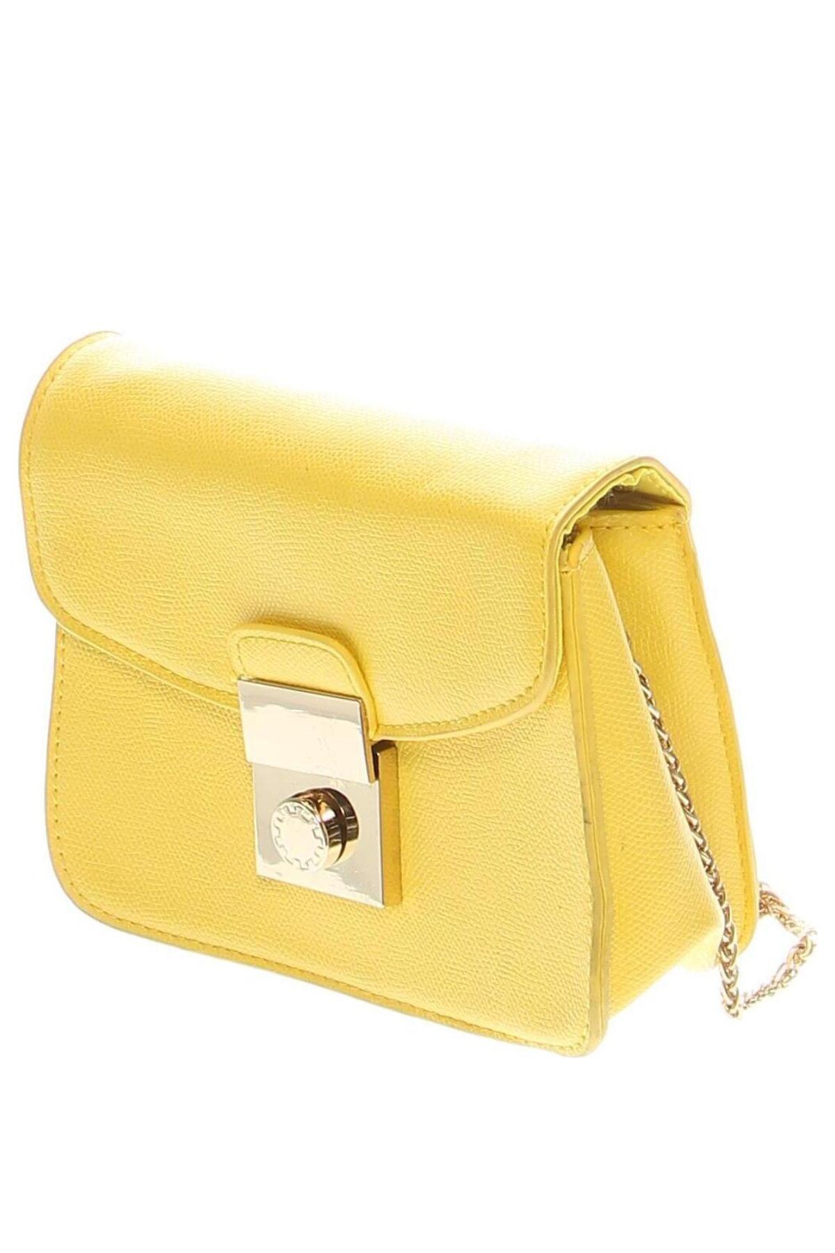 Дамска чанта Accessoires, Цвят Жълт, Цена 26,61 лв.