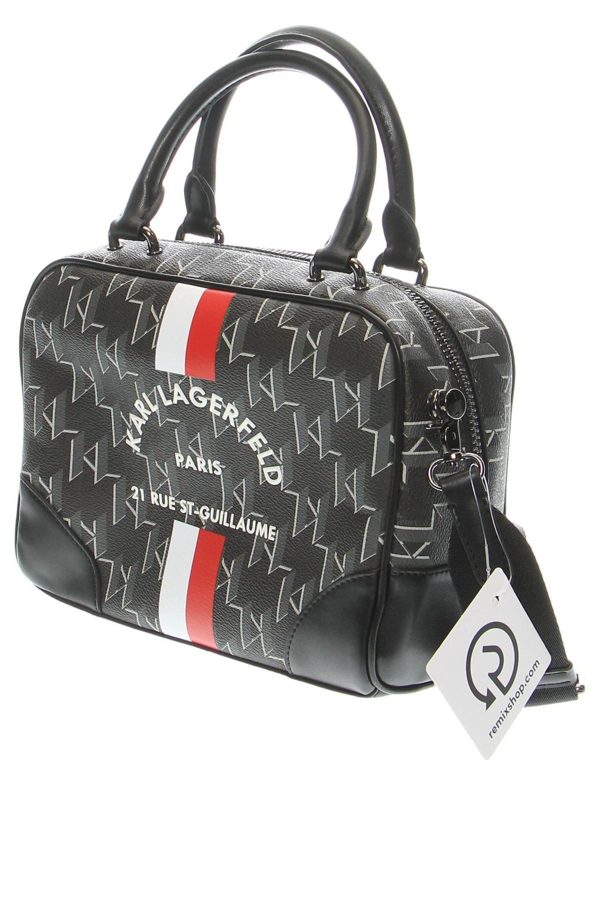 Дамска чанта Karl Lagerfeld, Цвят Сив, Цена 212,00 лв.