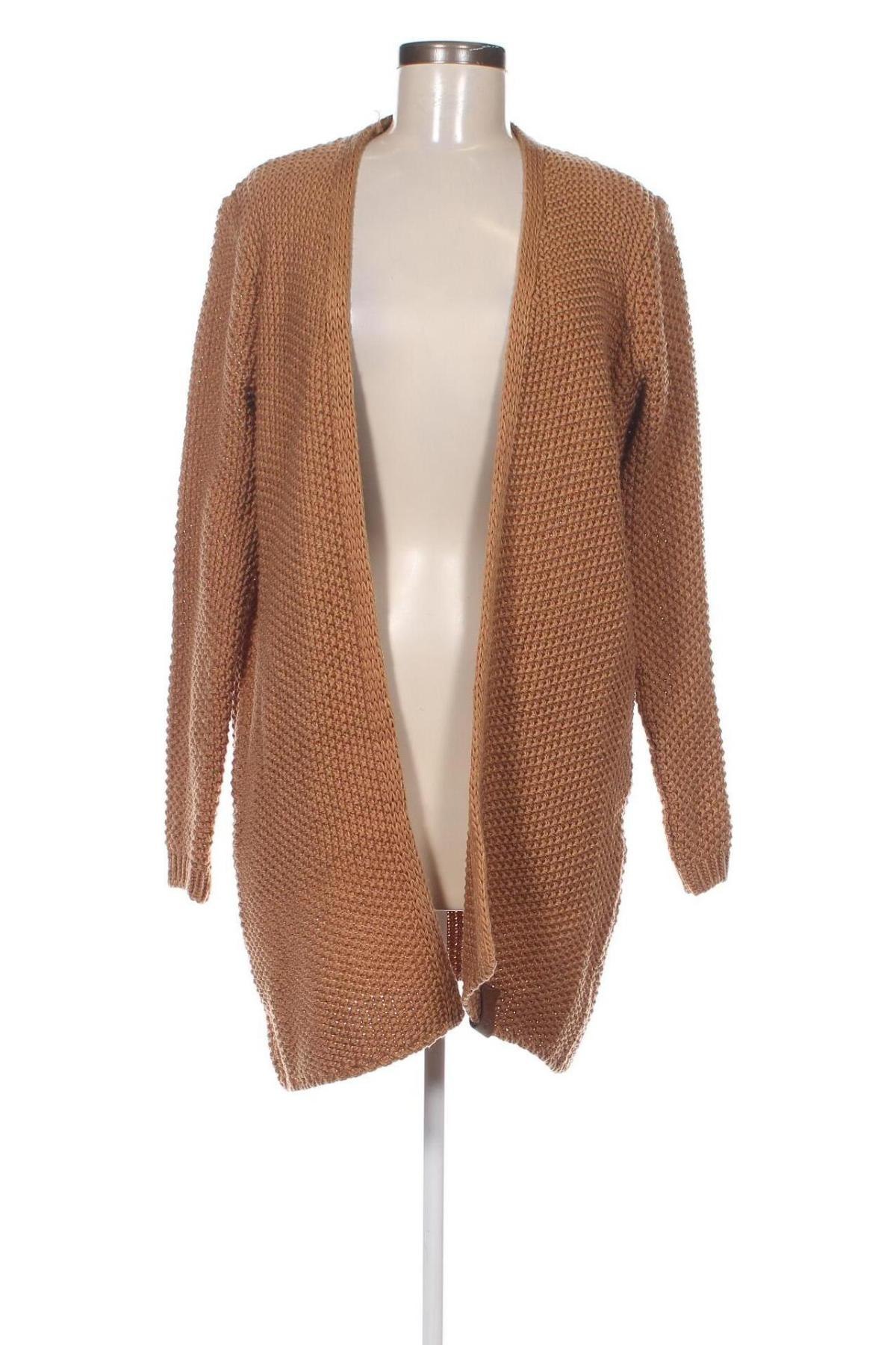 Damen Strickjacke, Größe L, Farbe Beige, Preis 6,49 €