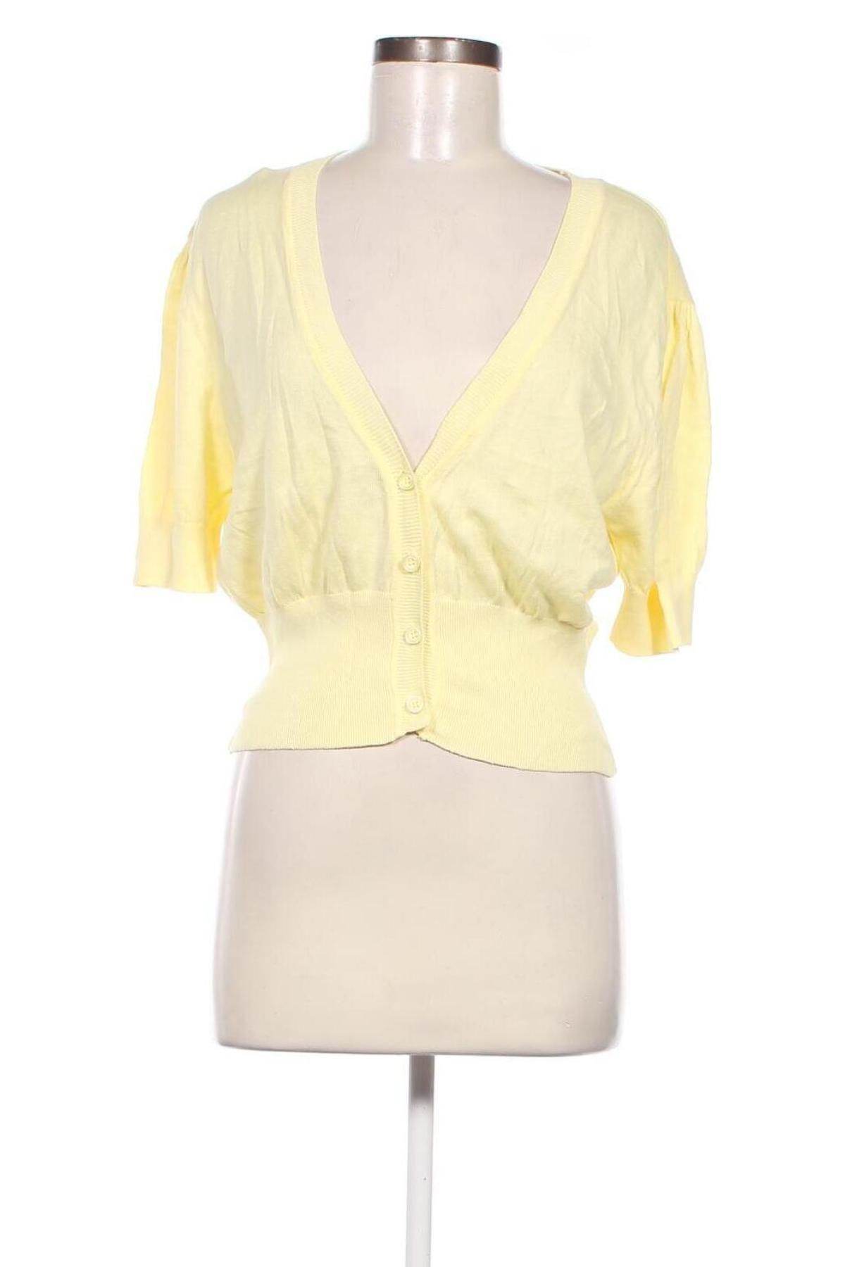 Γυναικεία ζακέτα Atmosphere, Μέγεθος XL, Χρώμα Κίτρινο, Τιμή 7,18 €