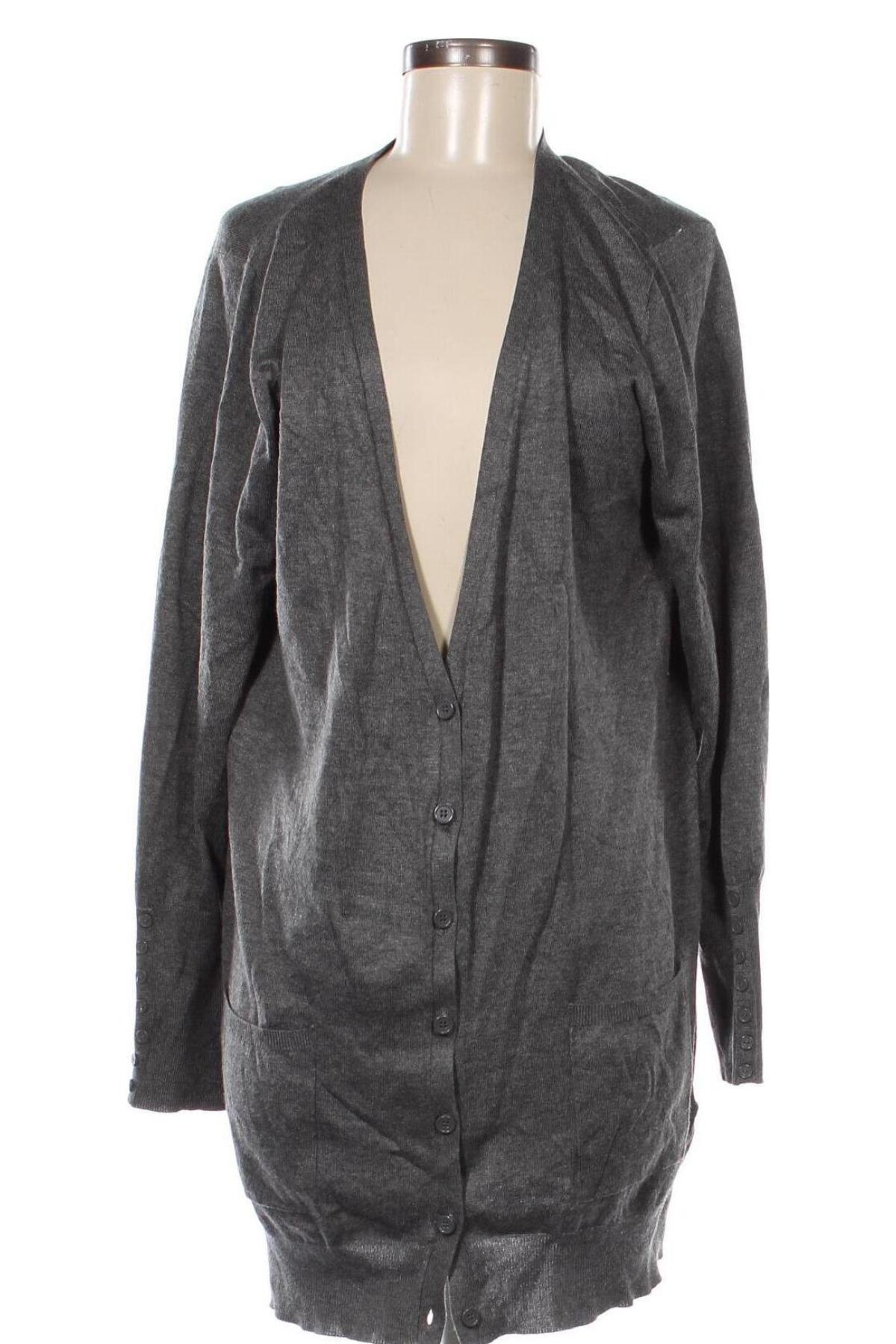 Damen Strickjacke Basic Collection, Größe XXL, Farbe Grau, Preis 4,64 €
