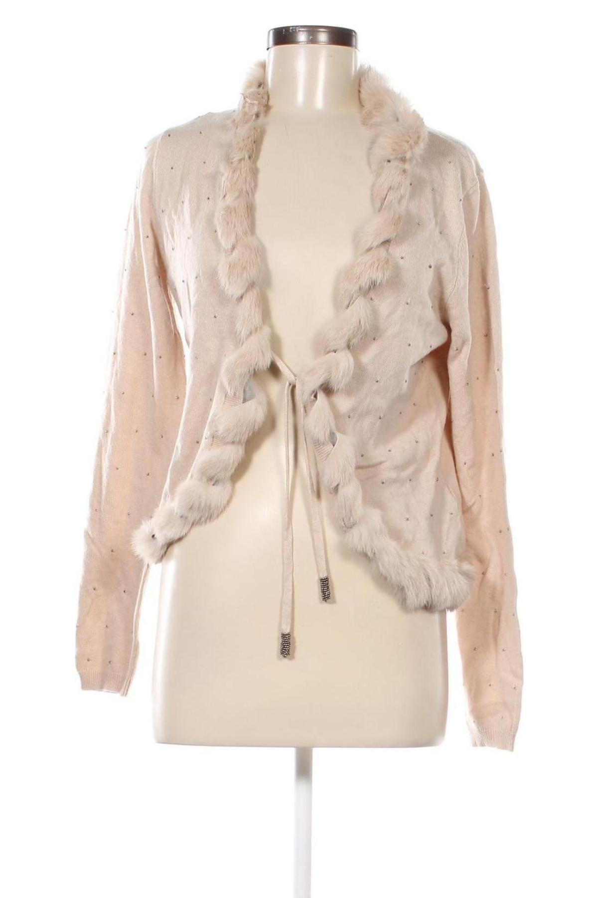 Damen Strickjacke Gerry Weber, Größe M, Farbe Beige, Preis 11,22 €