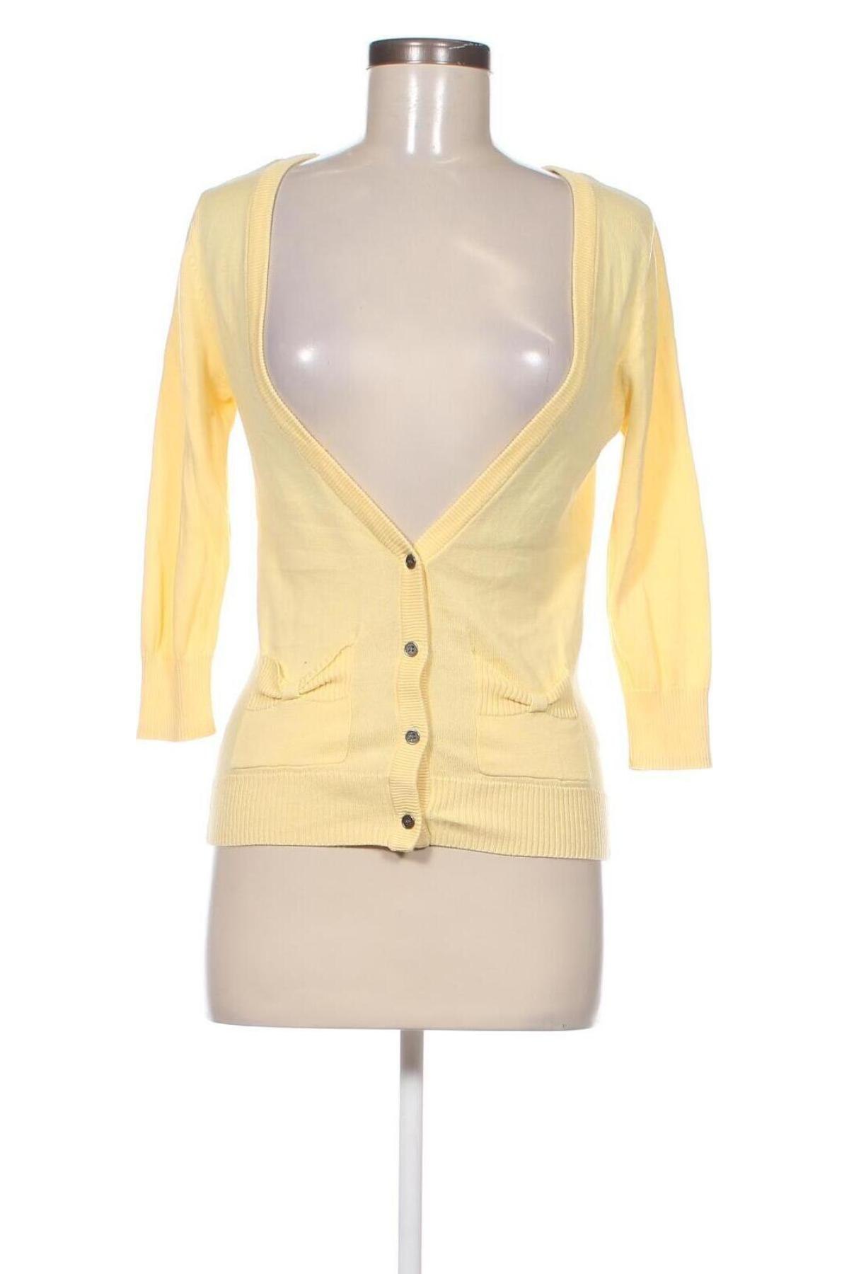 Γυναικεία ζακέτα Gina, Μέγεθος XS, Χρώμα Κίτρινο, Τιμή 3,59 €