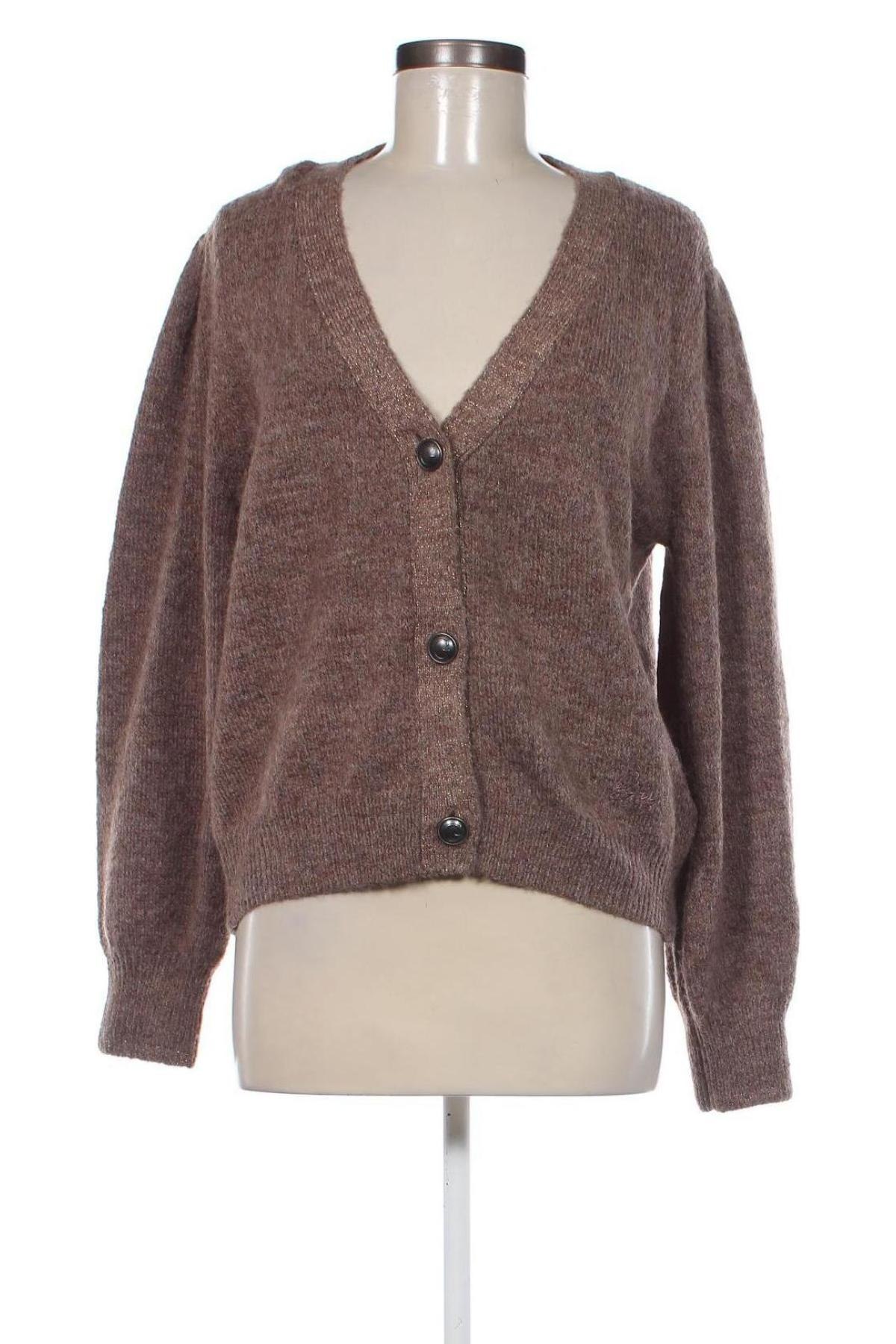 Cardigan de damă Guess, Mărime L, Culoare Maro, Preț 205,26 Lei