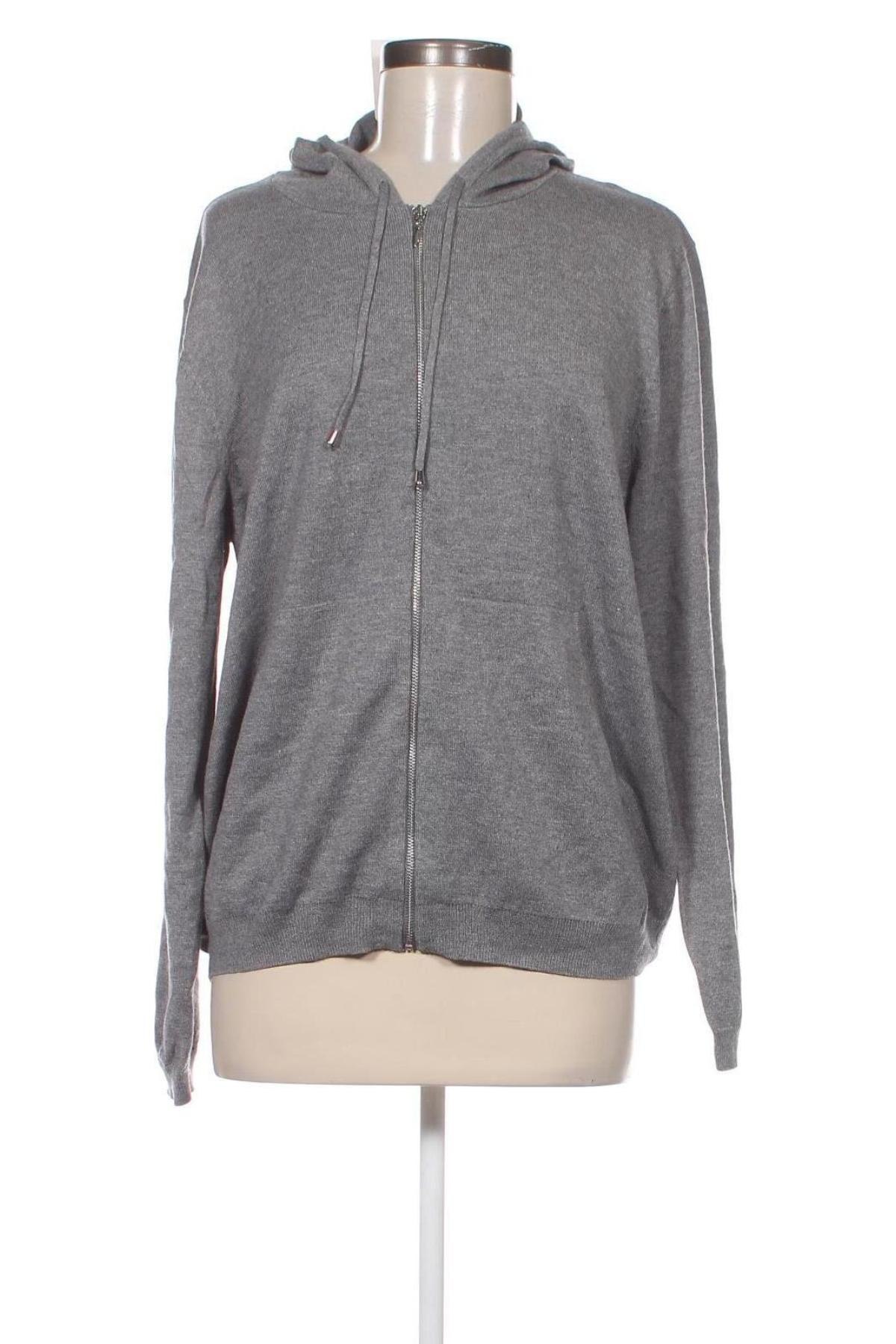 Damen Strickjacke H&M, Größe L, Farbe Grau, Preis 5,29 €