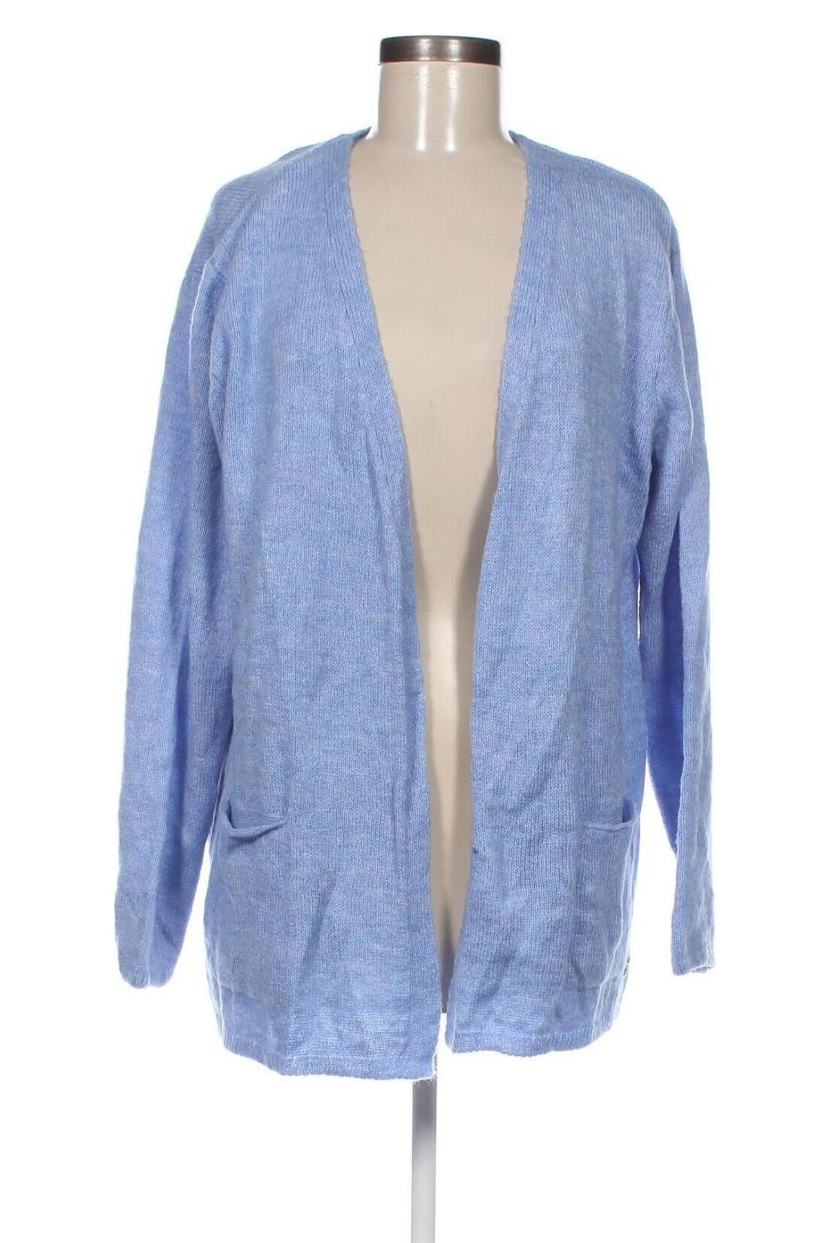 Damen Strickjacke Laura Torelli, Größe L, Farbe Blau, Preis € 4,49