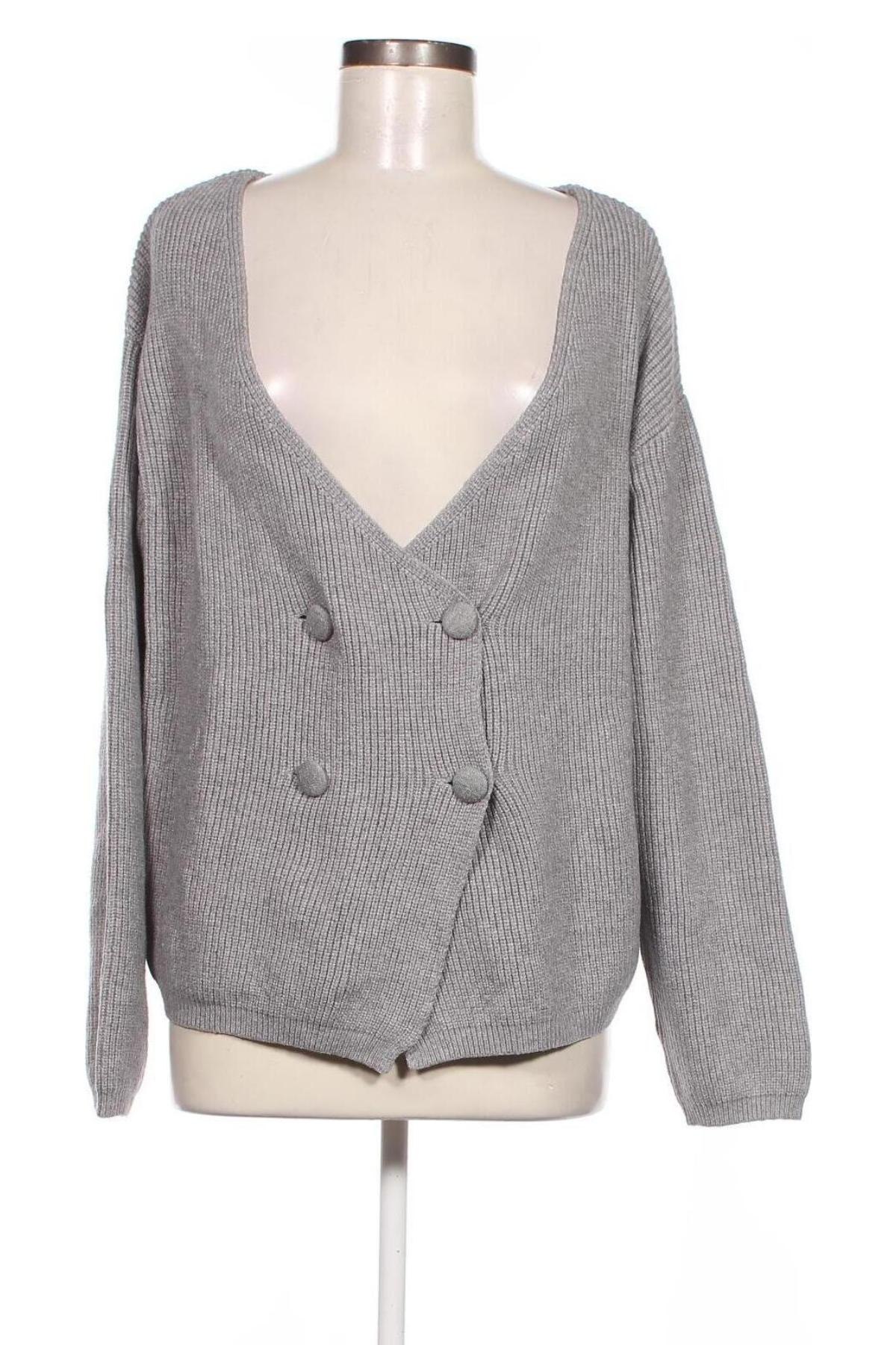 Damen Strickjacke Olcay, Größe L, Farbe Grau, Preis 17,40 €