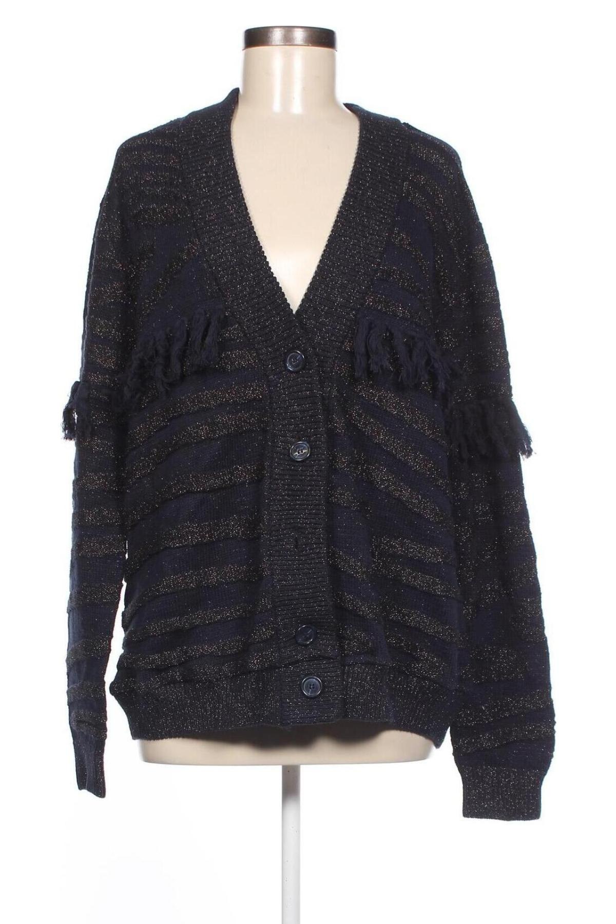 Cardigan de damă Sissy Boy, Mărime L, Culoare Albastru, Preț 28,62 Lei