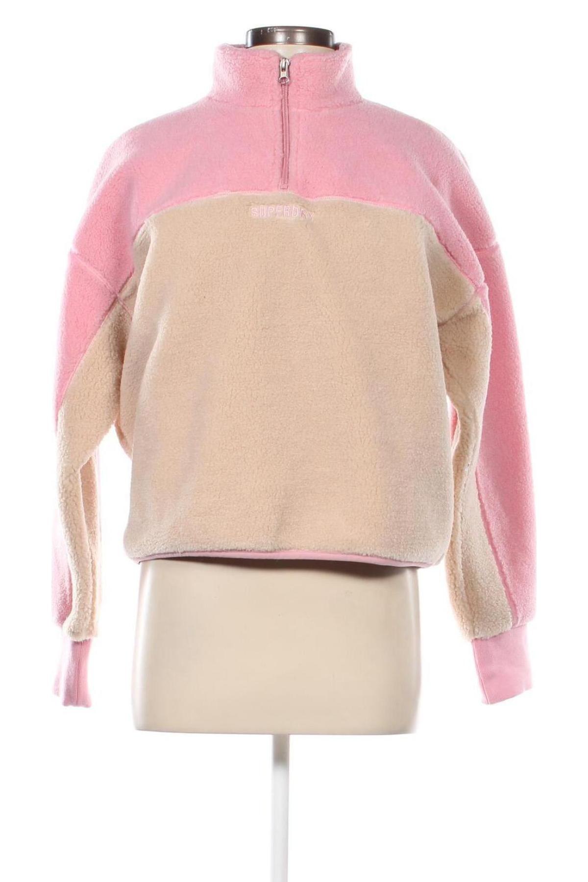 Γυναικεία μπλούζα fleece Superdry, Μέγεθος M, Χρώμα Πολύχρωμο, Τιμή 36,08 €