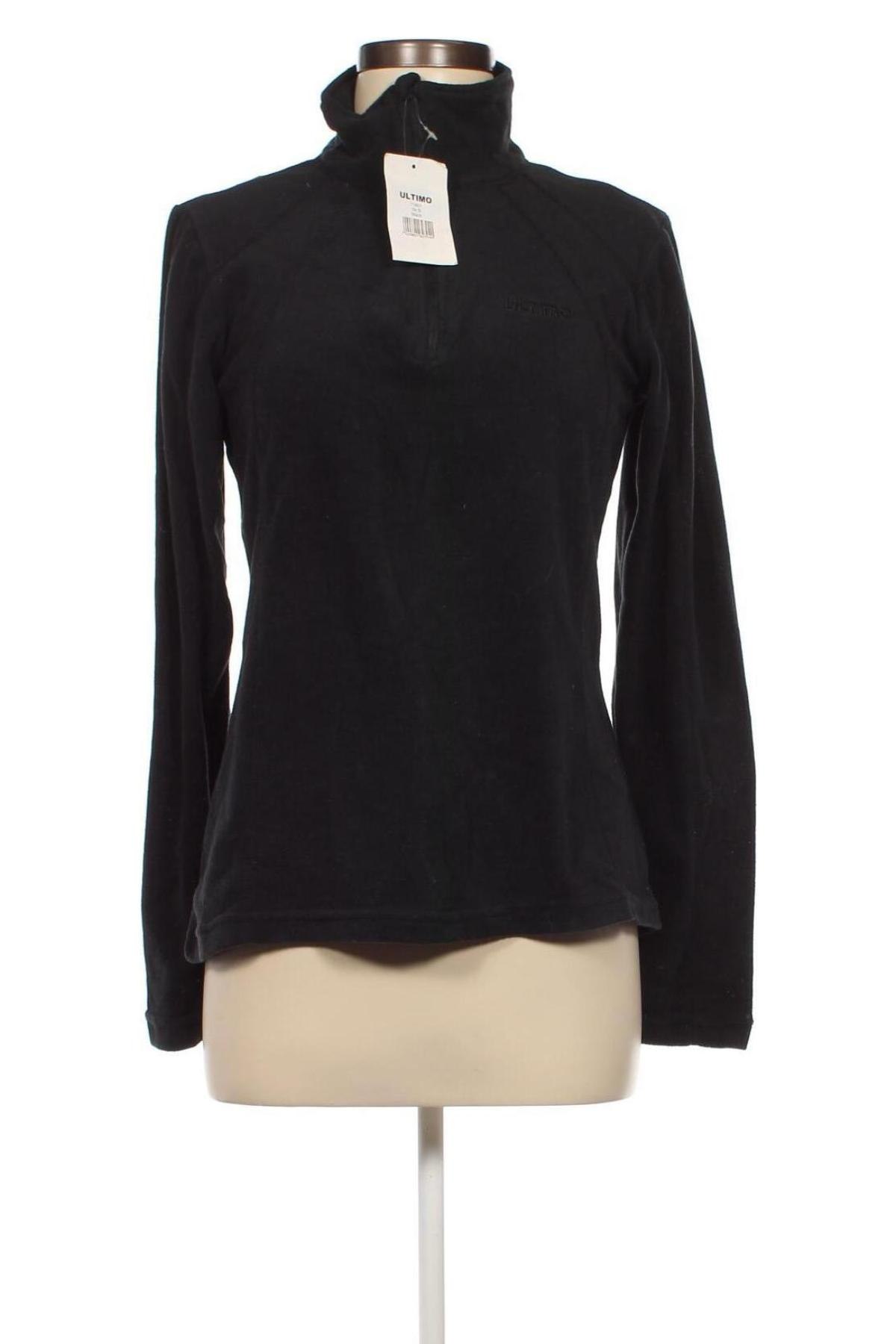 Дамска поларена блуза Ultimo, Размер S, Цвят Черен, Цена 32,00 лв.