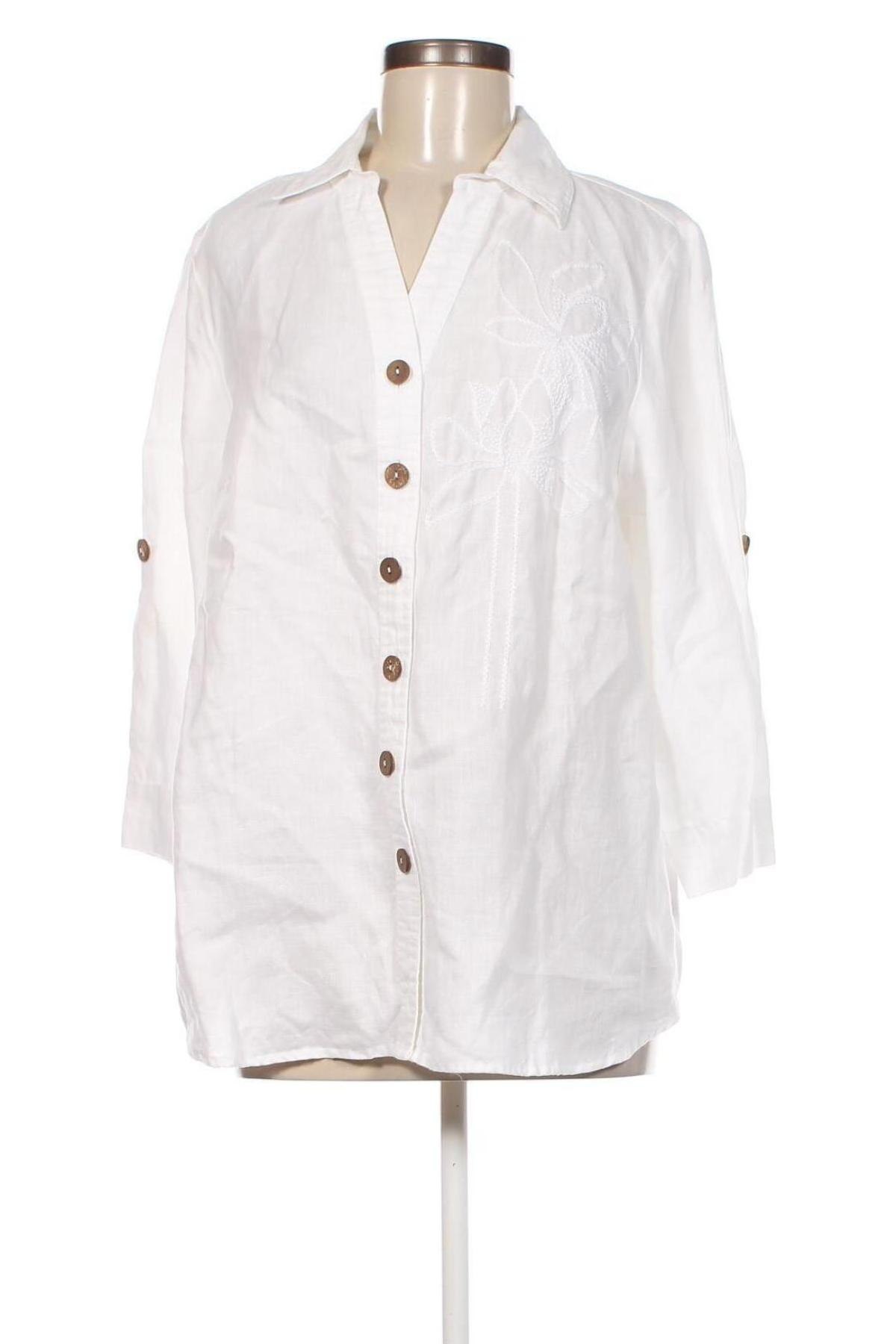 Γυναικείο πουκάμισο, Μέγεθος XL, Χρώμα Λευκό, Τιμή 16,00 €