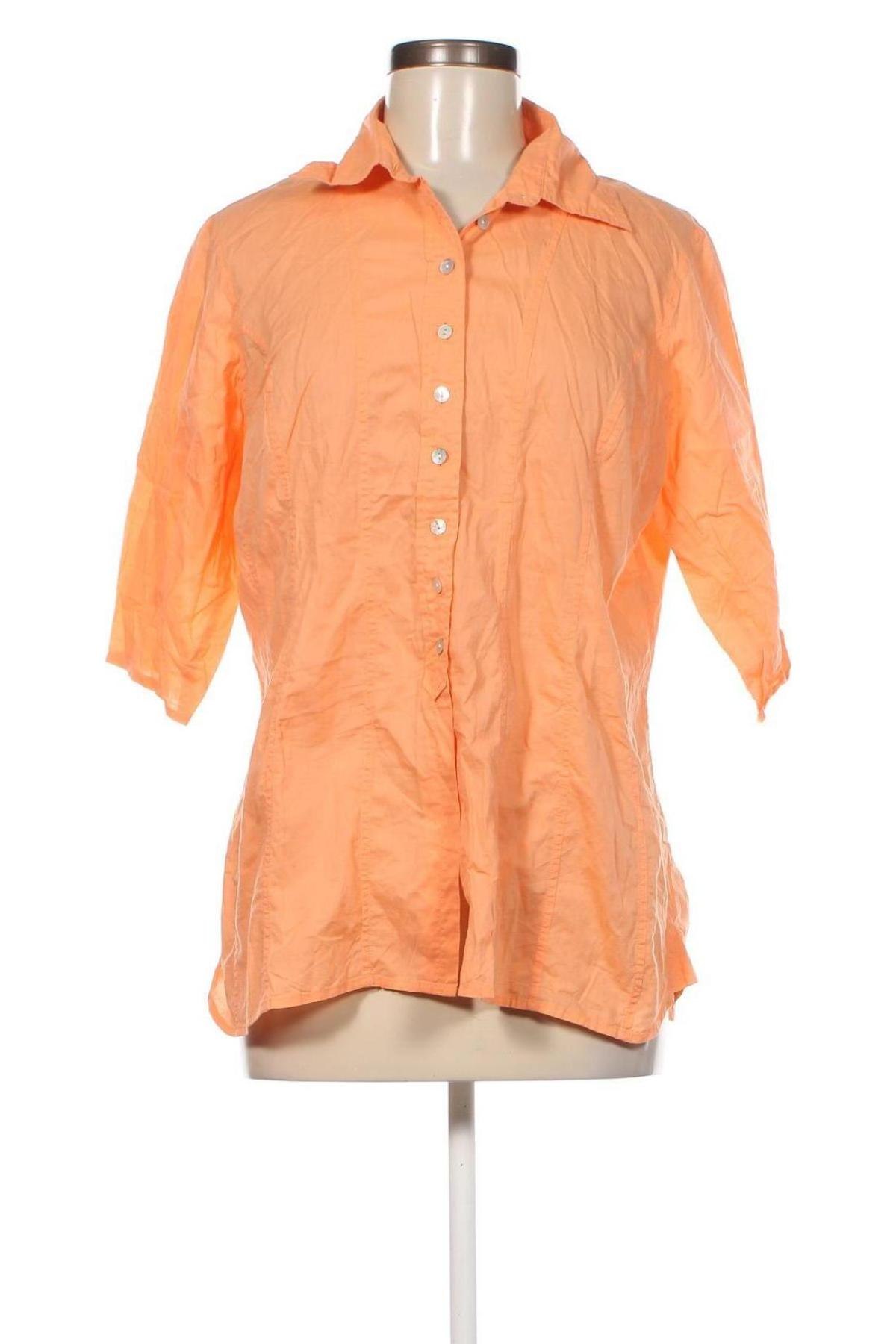 Γυναικείο πουκάμισο, Μέγεθος L, Χρώμα Πορτοκαλί, Τιμή 5,39 €
