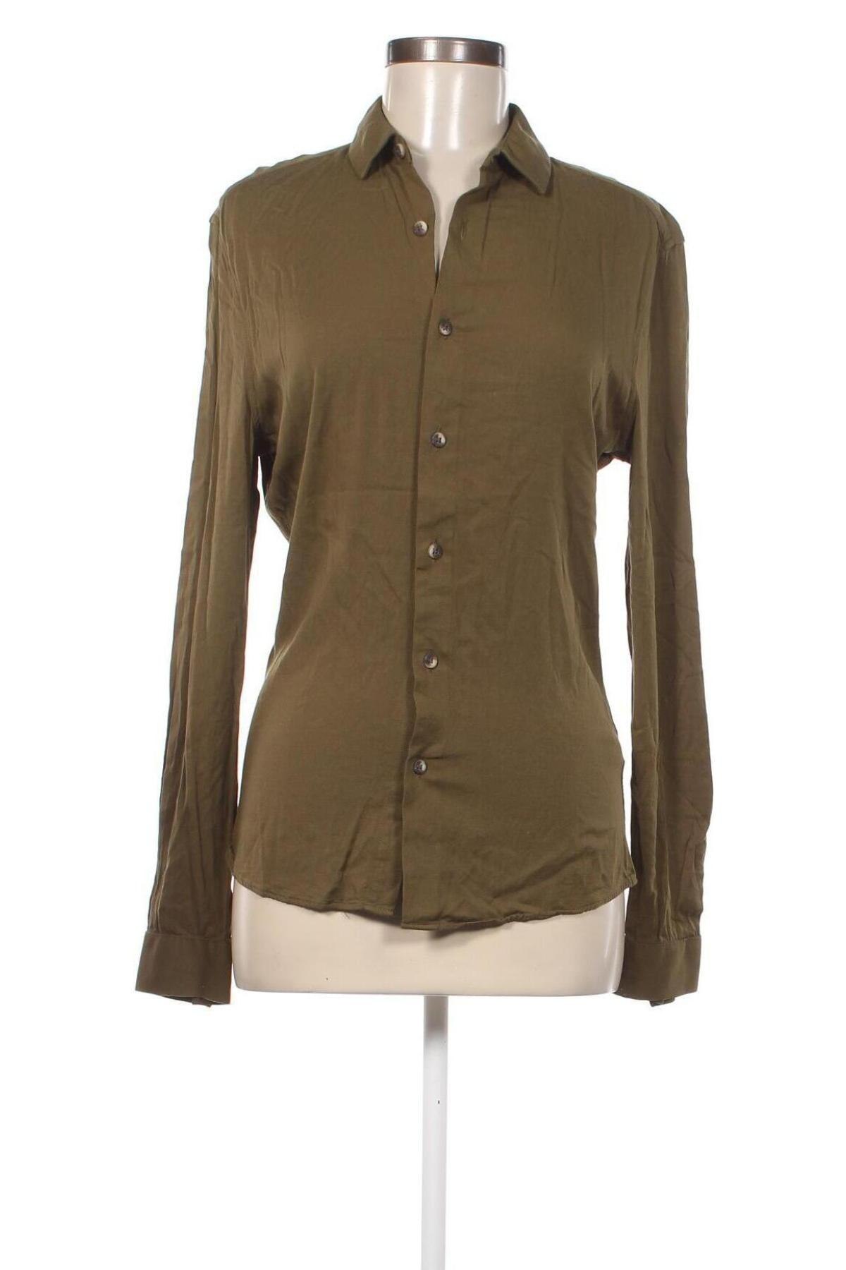 Γυναικείο πουκάμισο ASOS, Μέγεθος S, Χρώμα Πράσινο, Τιμή 7,67 €