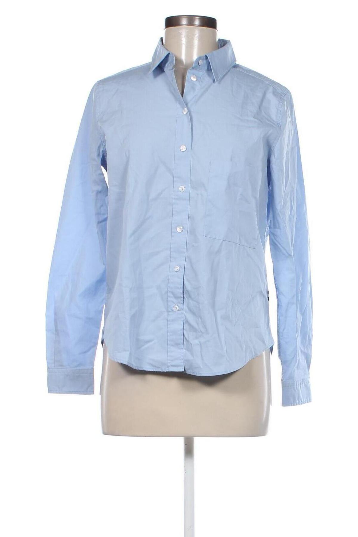 Γυναικείο πουκάμισο BOSS, Μέγεθος XXS, Χρώμα Μπλέ, Τιμή 124,23 €