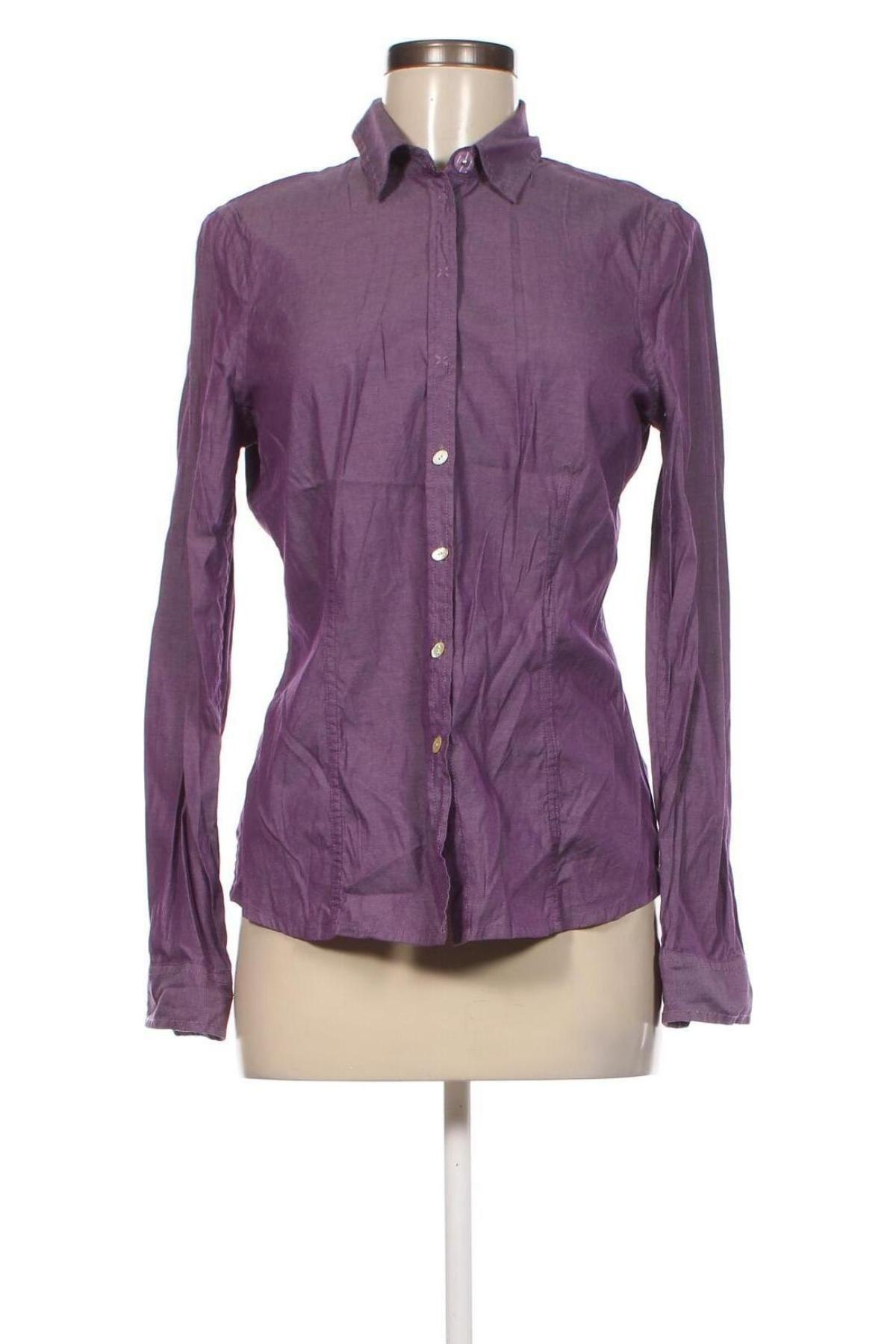 Γυναικείο πουκάμισο Comma,, Μέγεθος M, Χρώμα Βιολετί, Τιμή 16,63 €
