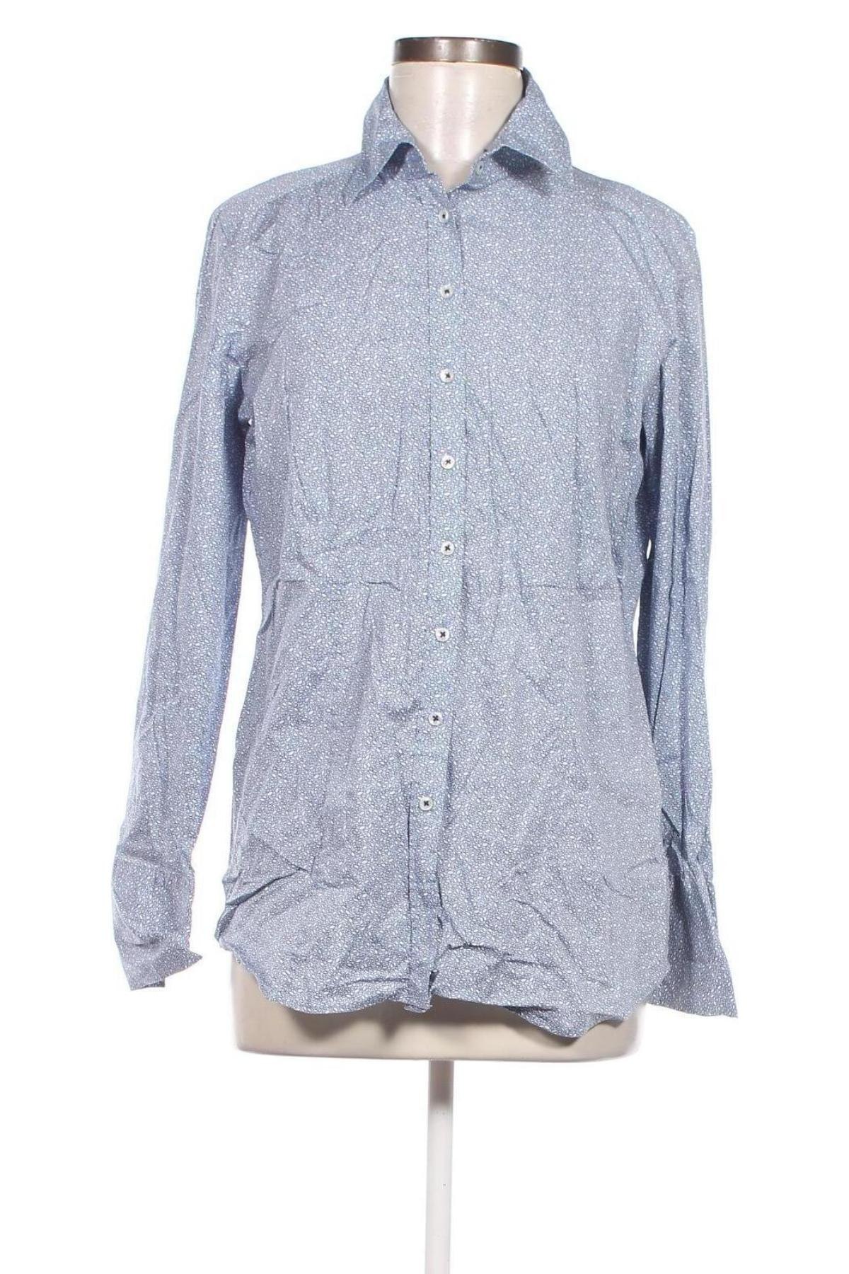 Γυναικείο πουκάμισο Eterna, Μέγεθος L, Χρώμα Μπλέ, Τιμή 11,88 €