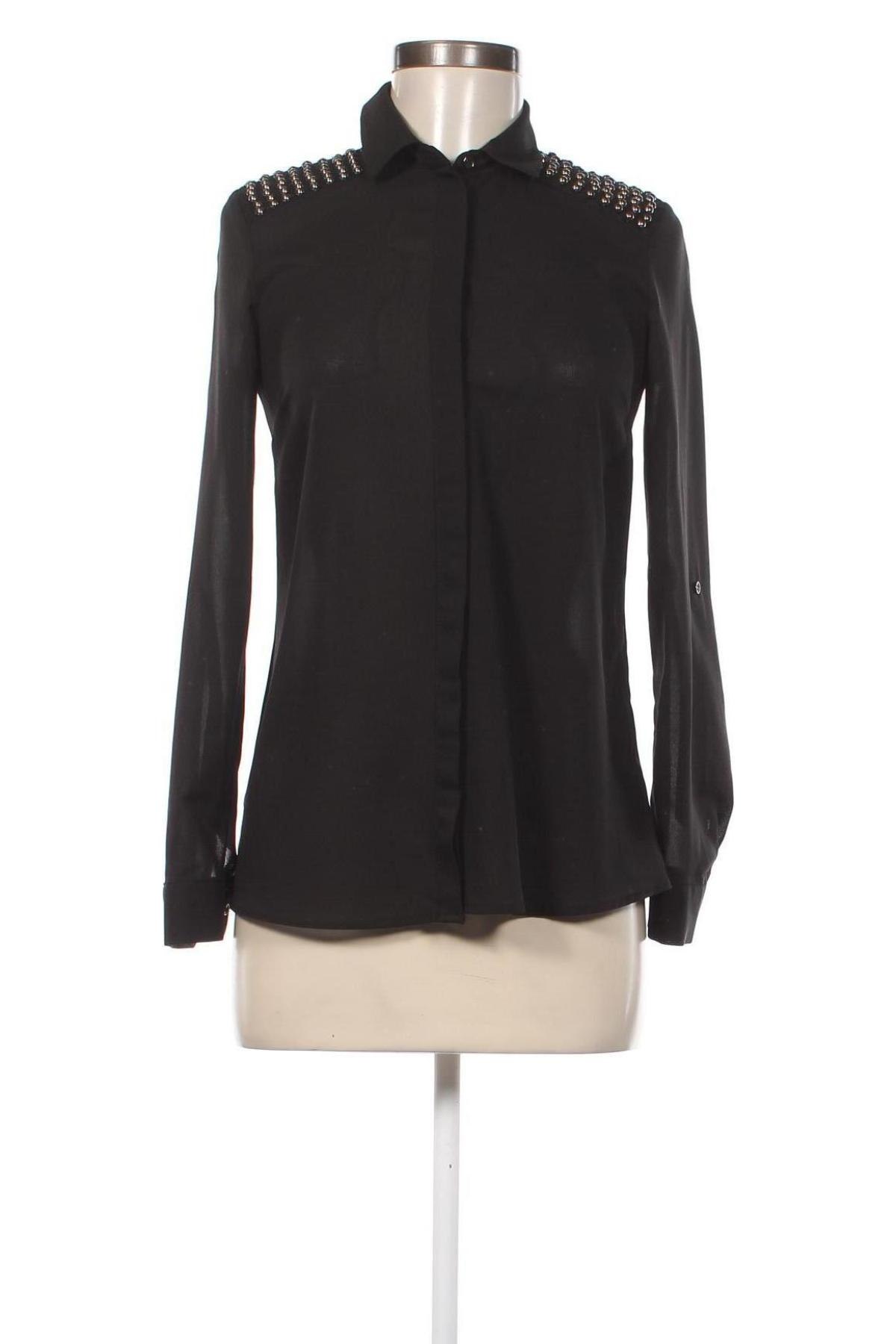 Γυναικείο πουκάμισο F&F, Μέγεθος S, Χρώμα Μαύρο, Τιμή 11,01 €