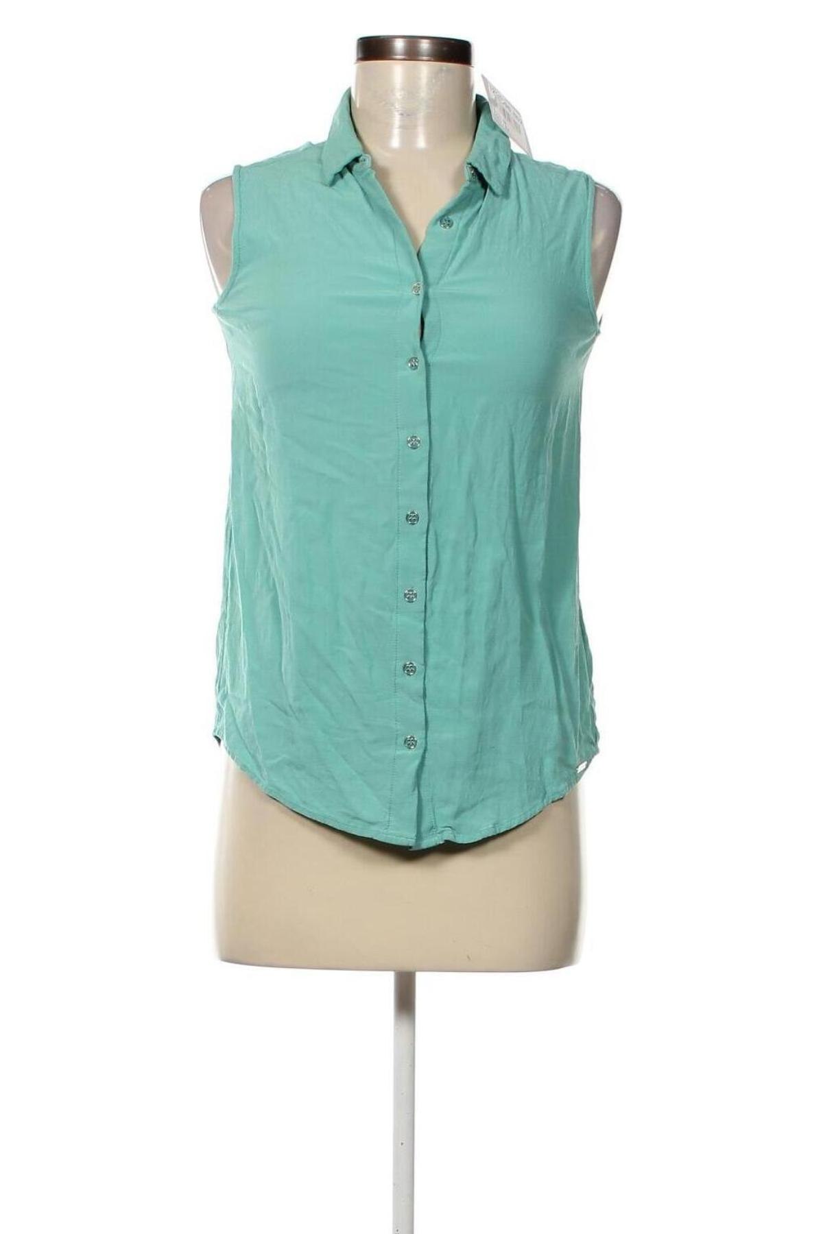 Γυναικείο πουκάμισο Guess, Μέγεθος S, Χρώμα Μπλέ, Τιμή 17,00 €