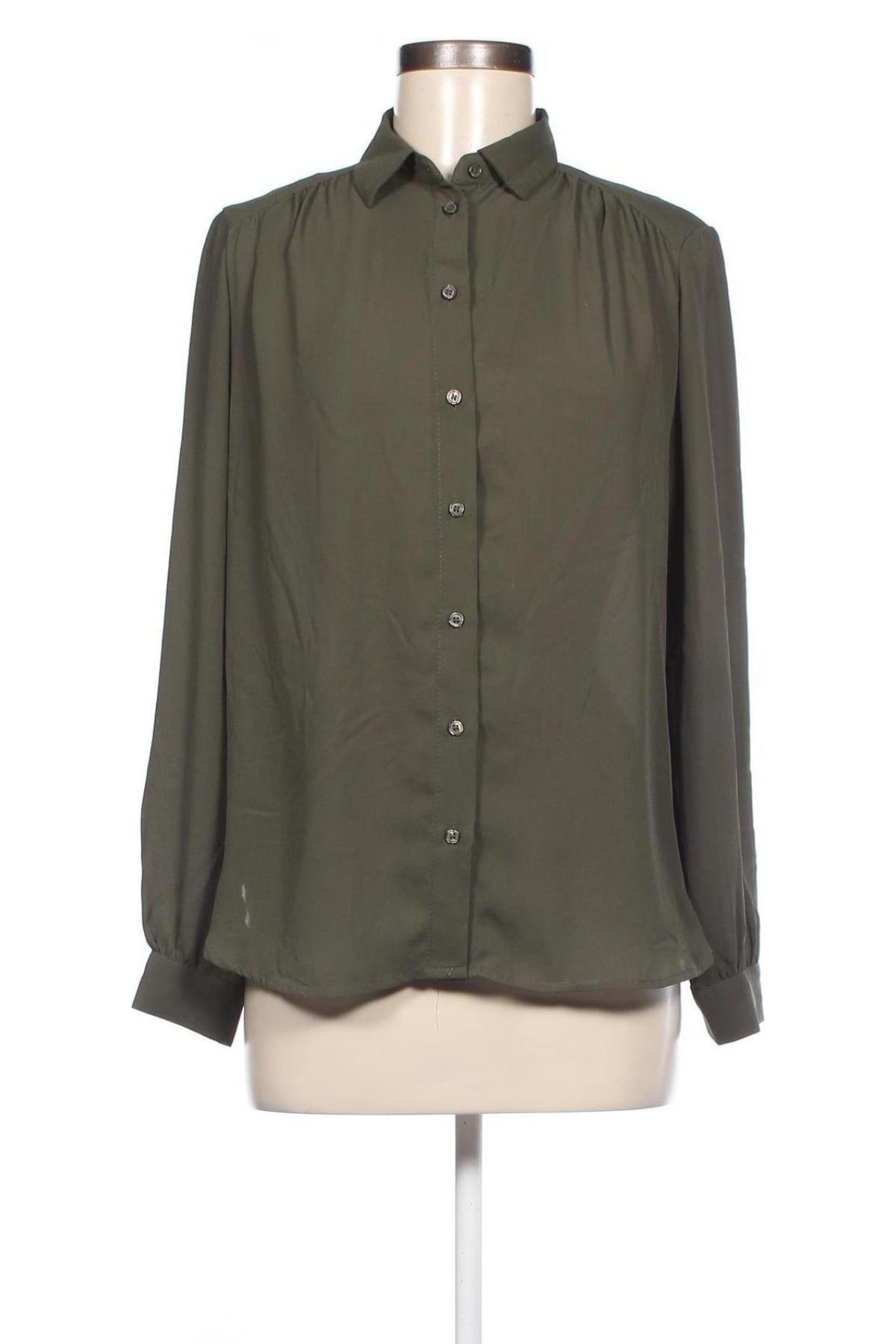 Γυναικείο πουκάμισο H&M, Μέγεθος M, Χρώμα Πράσινο, Τιμή 15,46 €