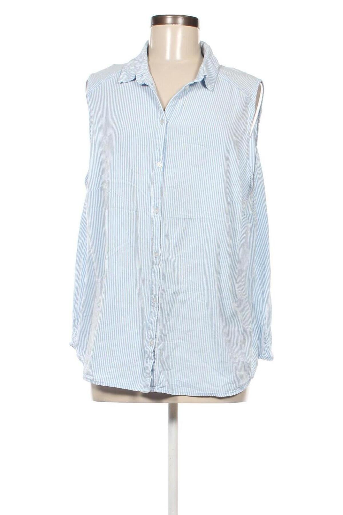 Γυναικείο πουκάμισο H&M, Μέγεθος 3XL, Χρώμα Μπλέ, Τιμή 7,87 €