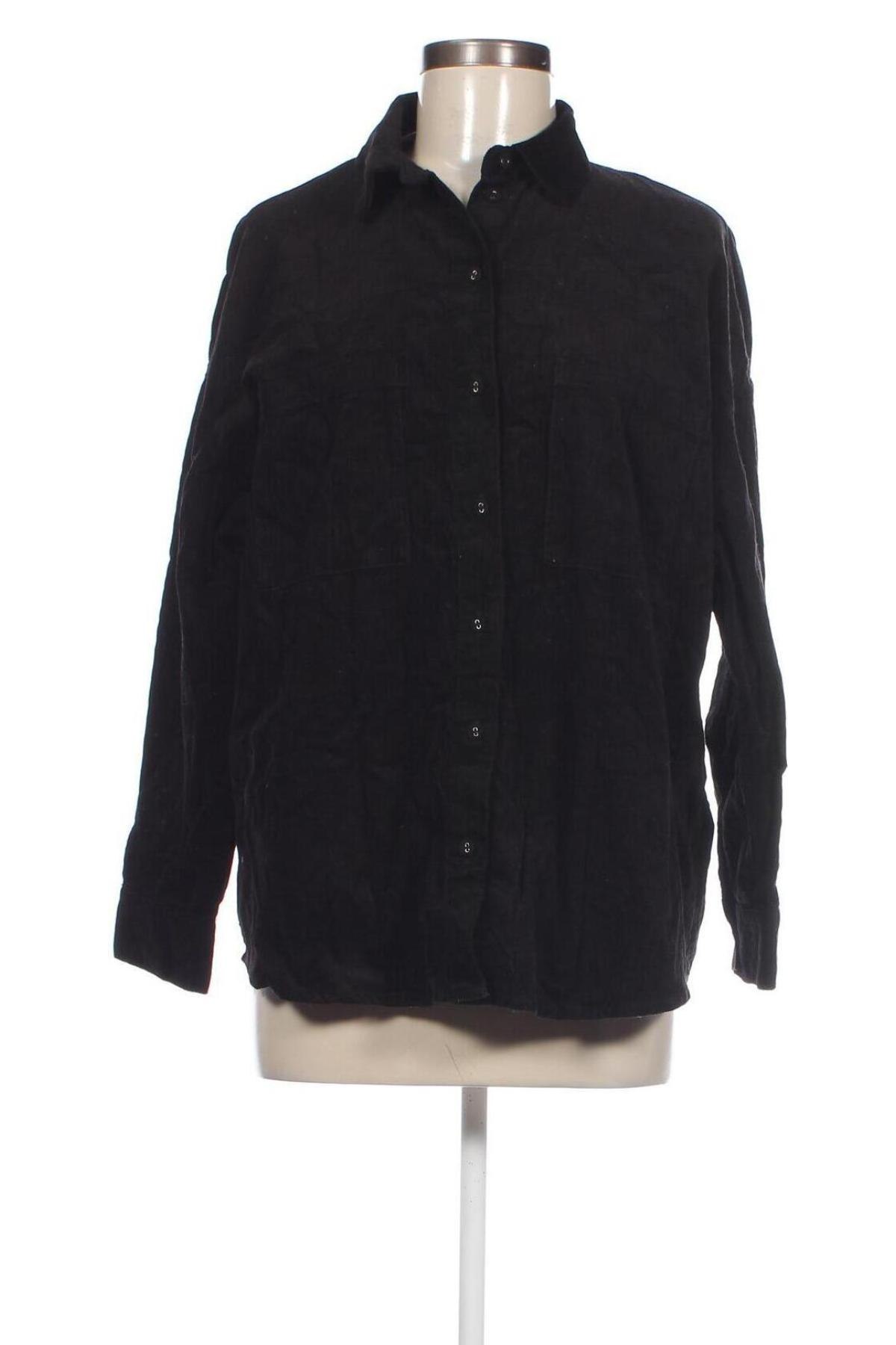 Γυναικείο πουκάμισο H&M Divided, Μέγεθος S, Χρώμα Μαύρο, Τιμή 3,09 €
