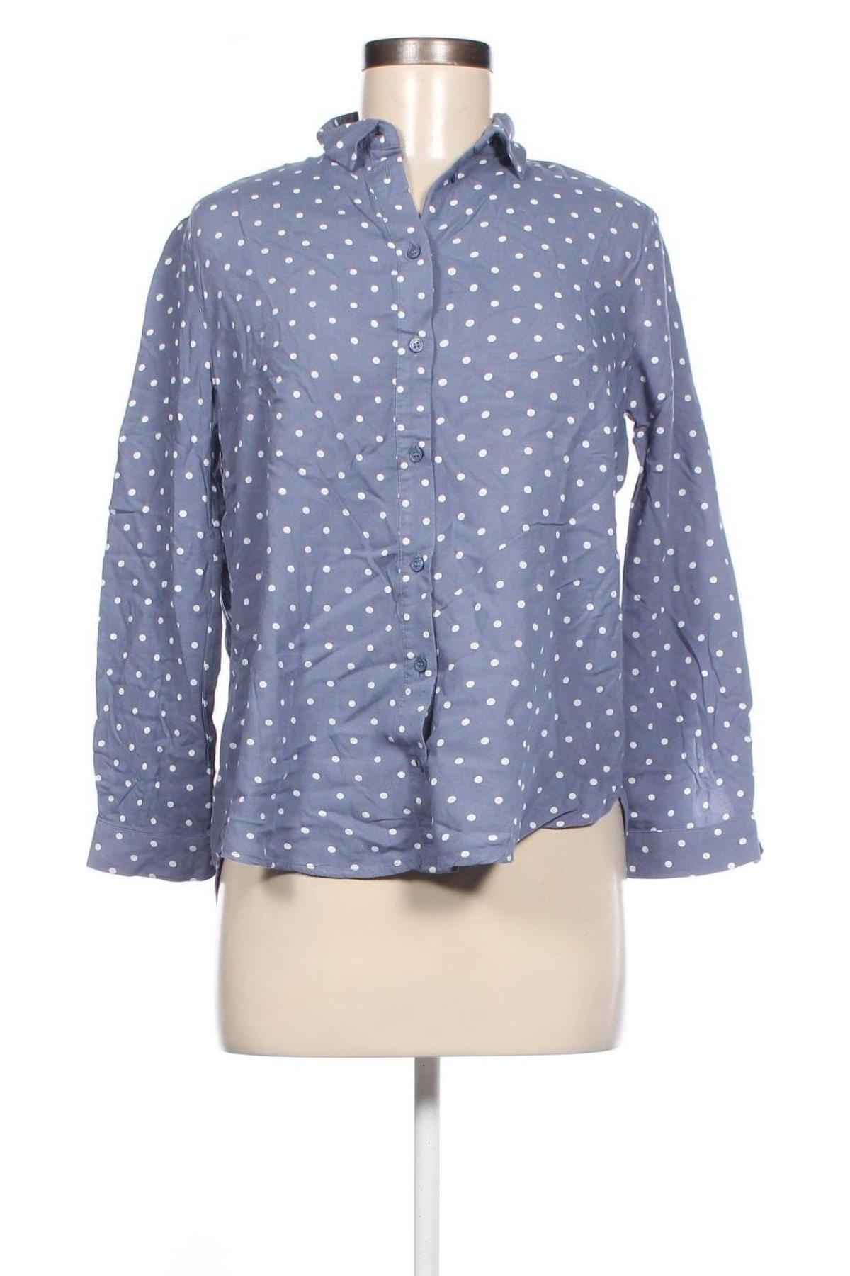 Γυναικείο πουκάμισο H&M Divided, Μέγεθος S, Χρώμα Μπλέ, Τιμή 3,09 €