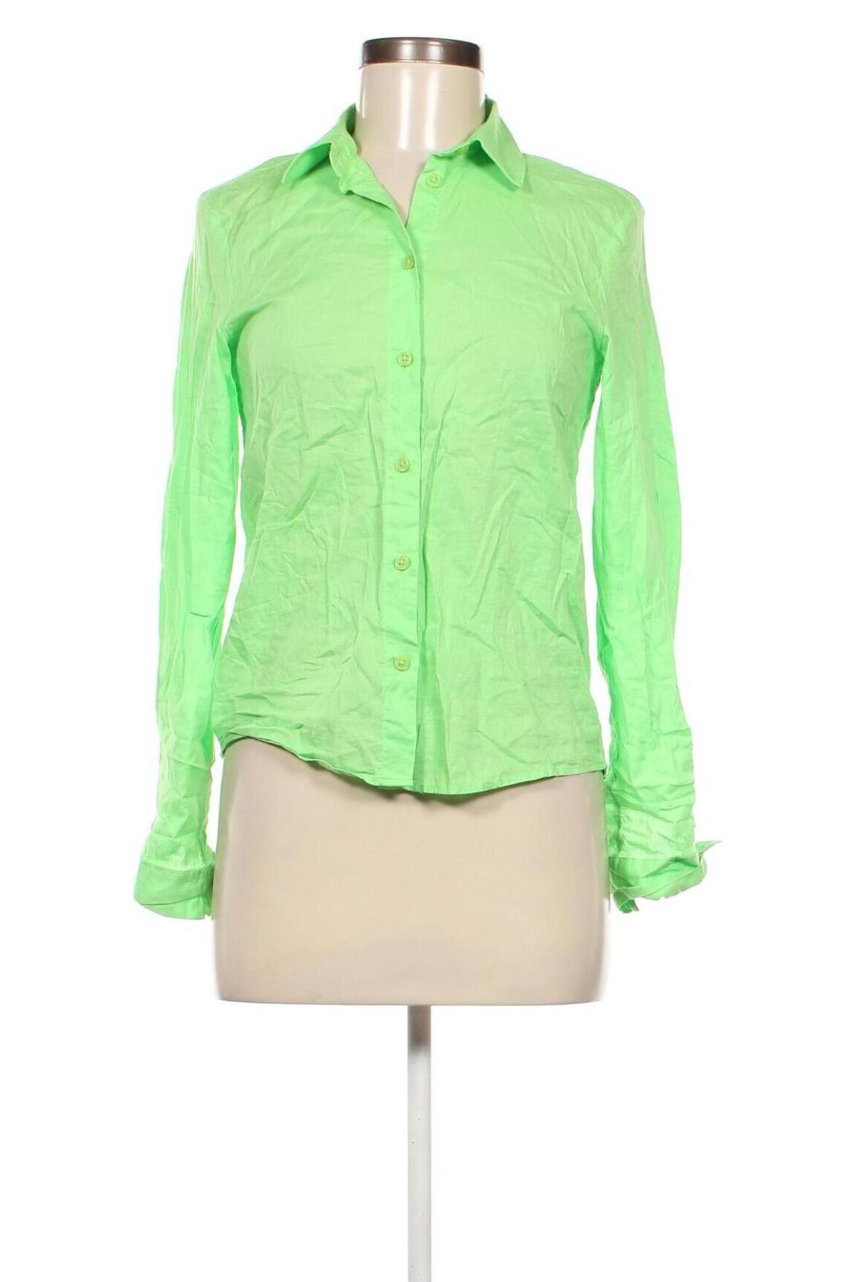 Γυναικείο πουκάμισο H&M Divided, Μέγεθος XXS, Χρώμα Πράσινο, Τιμή 3,40 €