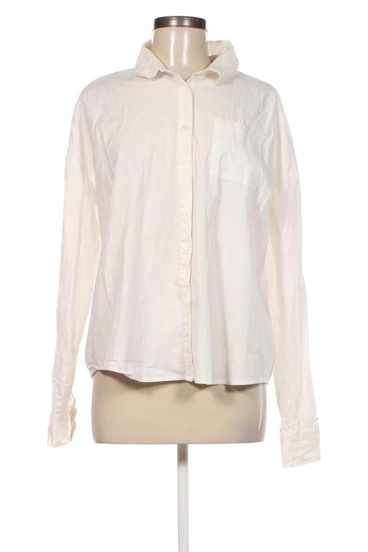 Γυναικείο πουκάμισο Hucke, Μέγεθος M, Χρώμα Λευκό, Τιμή 17,39 €