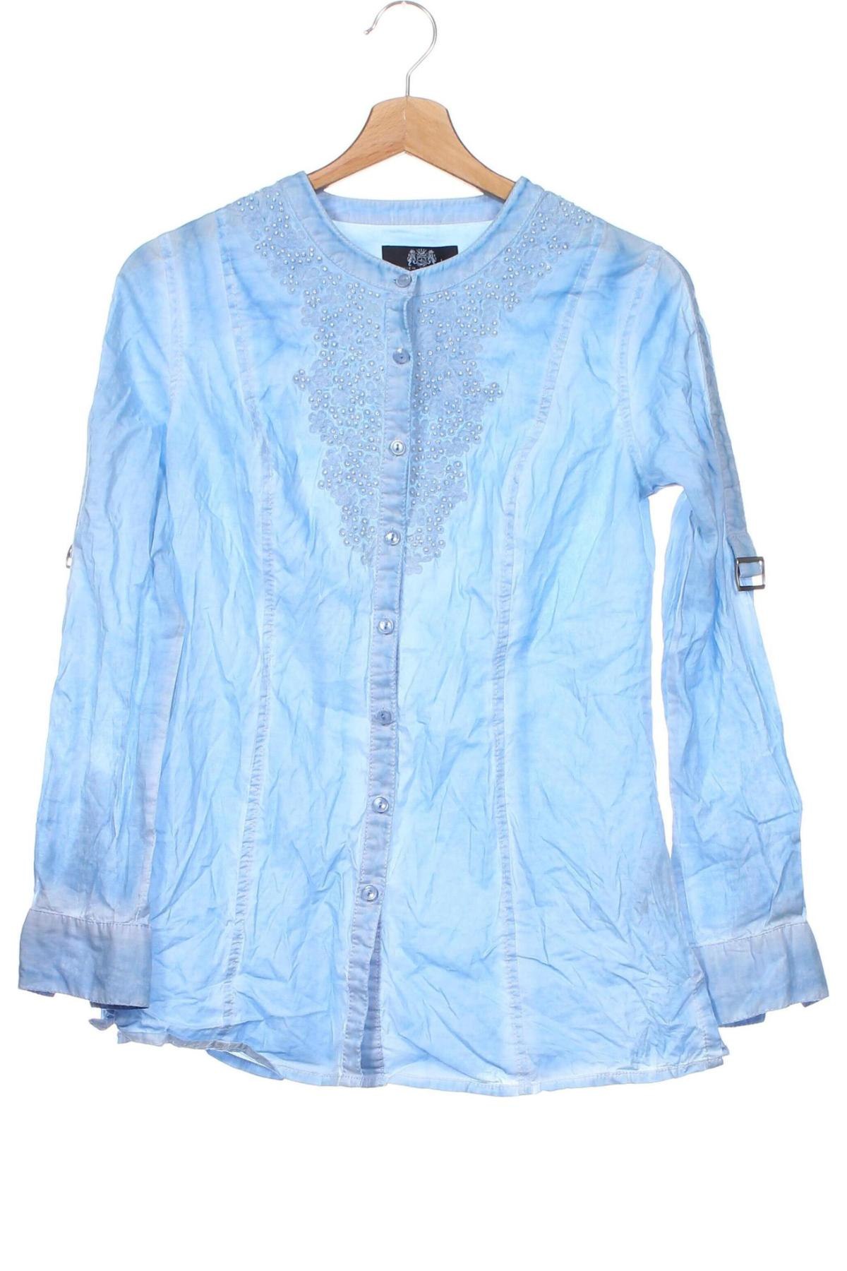 Damenbluse Javier Simorra, Größe XS, Farbe Blau, Preis € 15,90