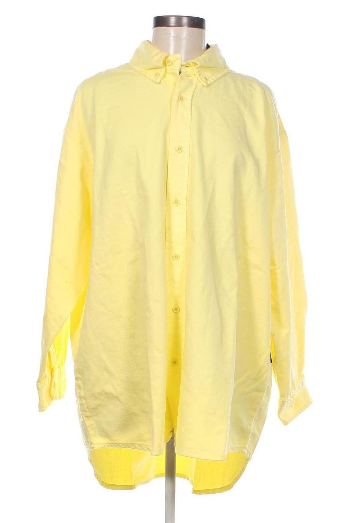 Дамска риза Ltb, Размер XL, Цвят Жълт, Цена 30,80 лв.